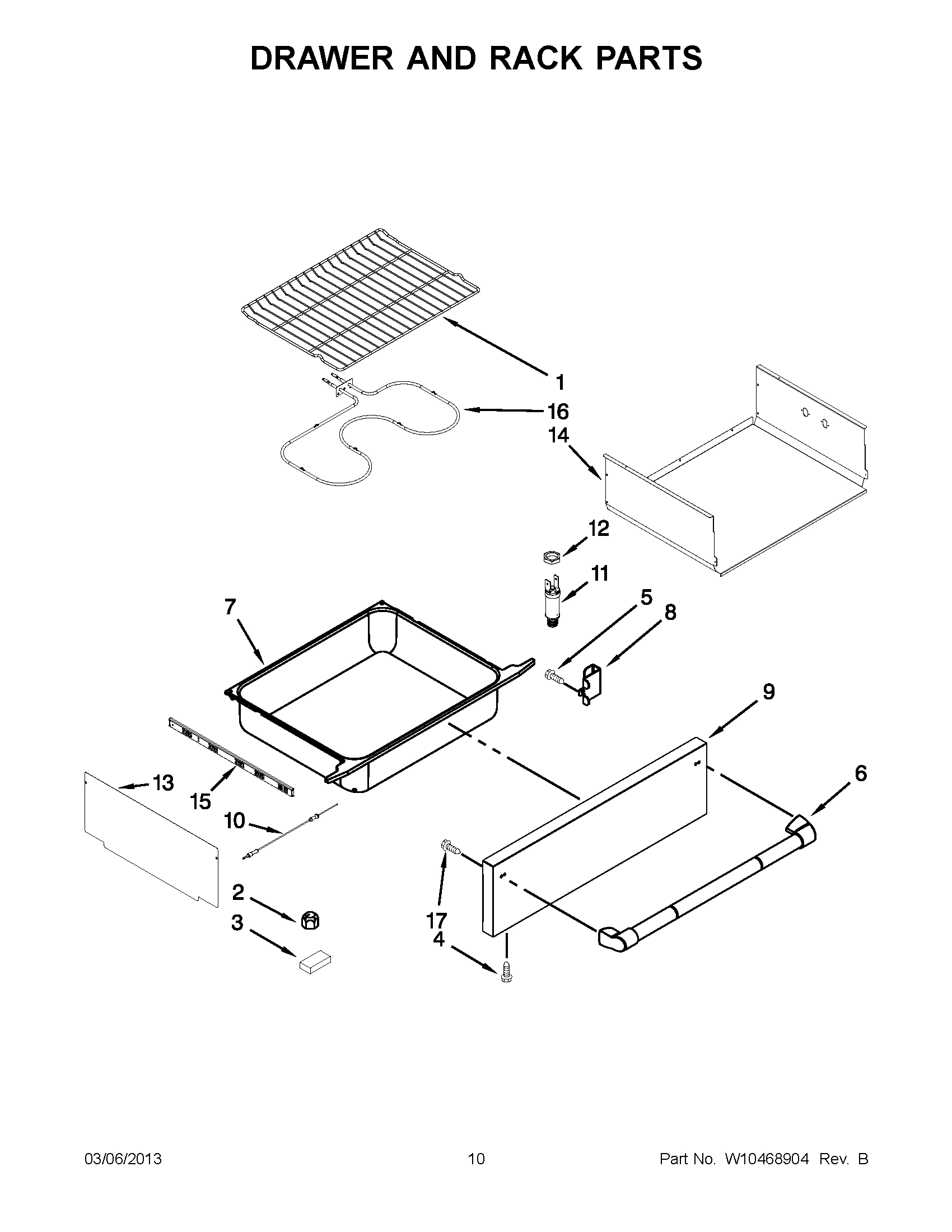 05 - DRAWER AND RACK PARTS
