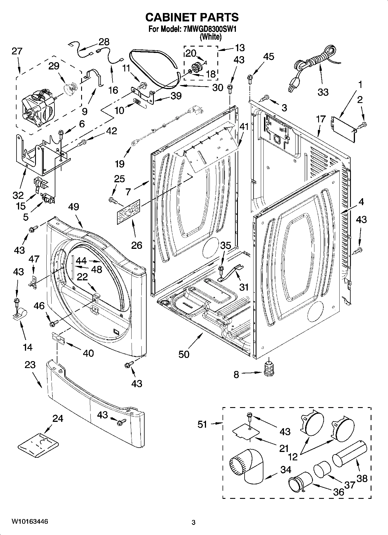02 - CABINET PARTS