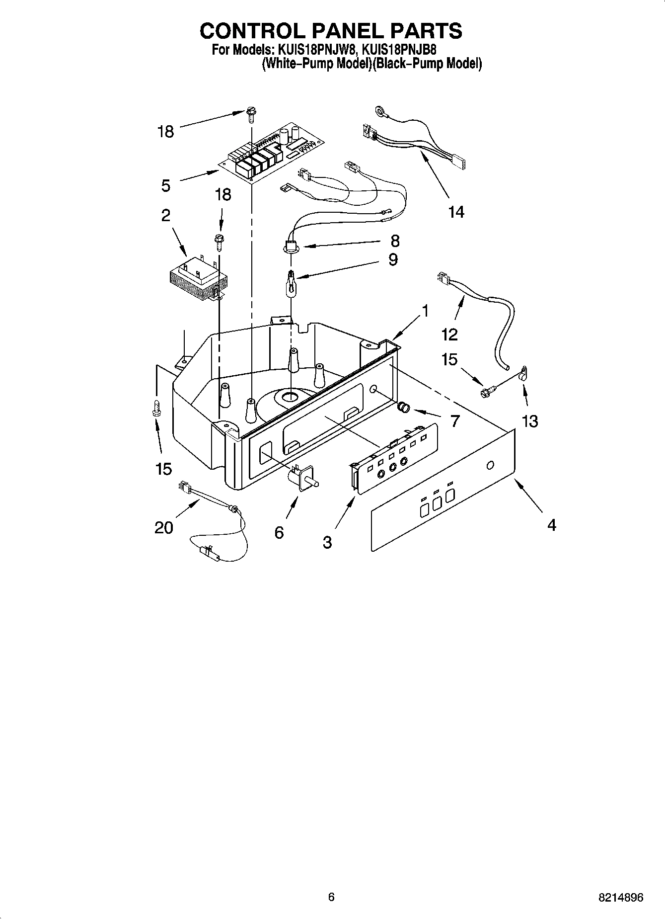 04 - CONTROL PANEL PARTS