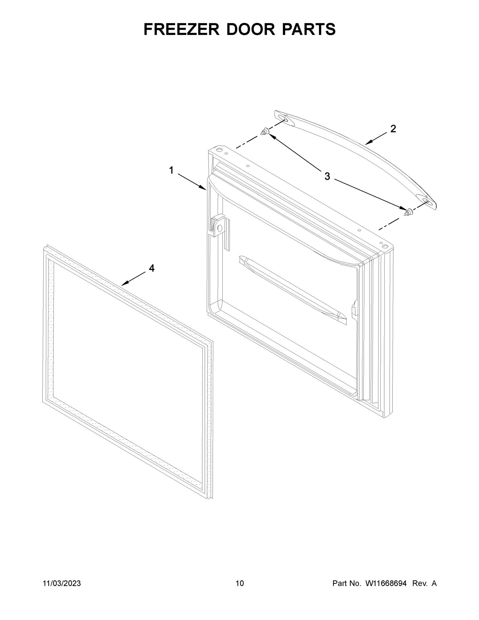06 - FREEZER DOOR PARTS