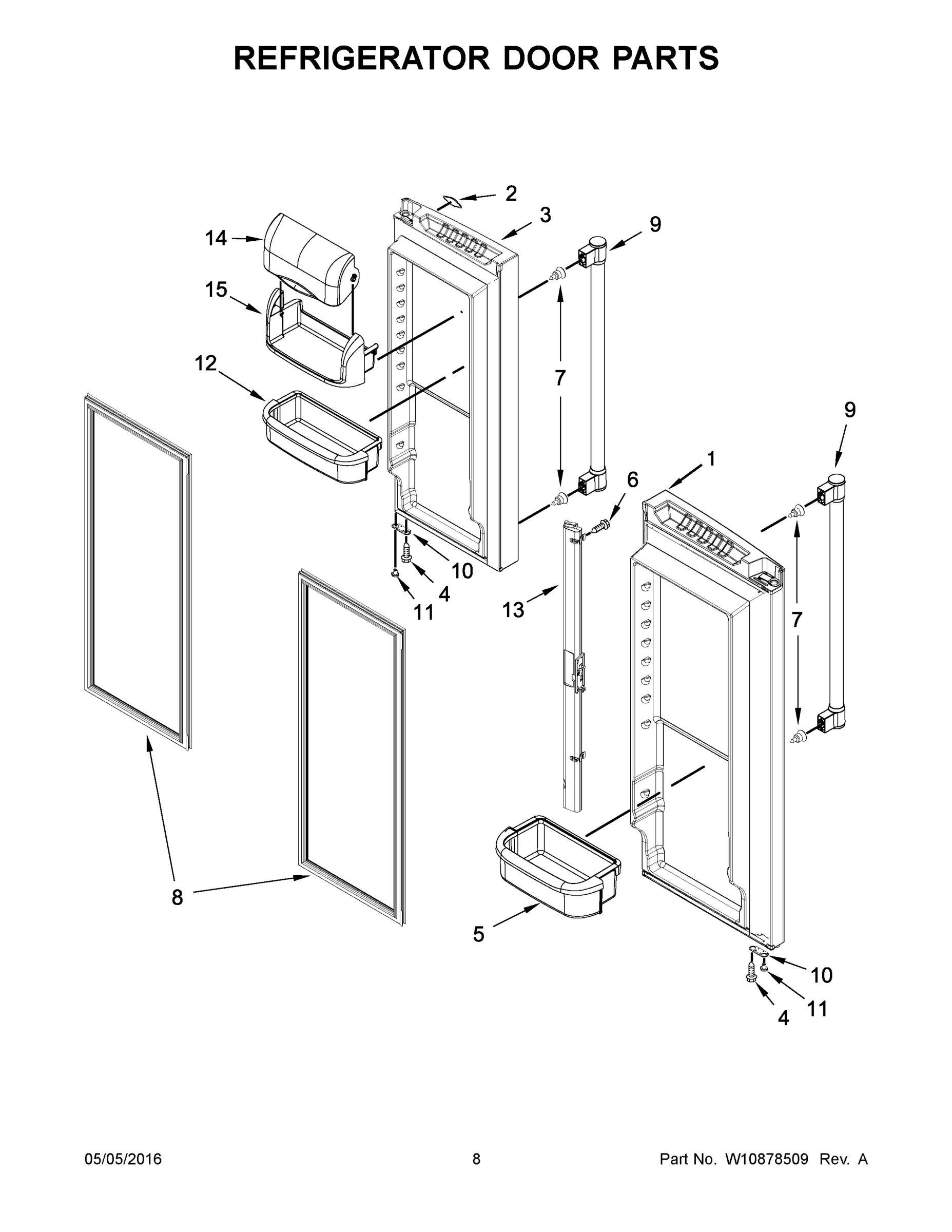 05 - REFRIGERATOR DOOR PARTS