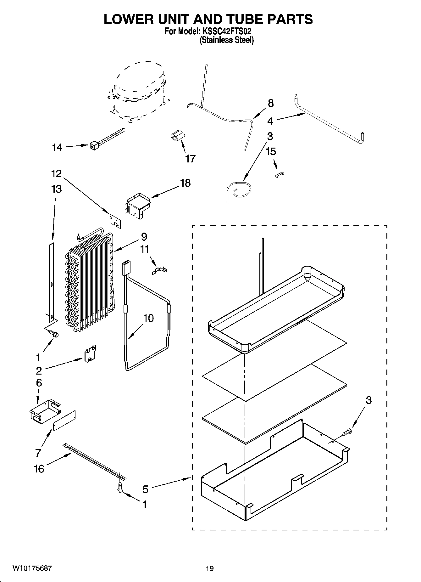 12 - LOWER UNIT AND TUBE PARTS