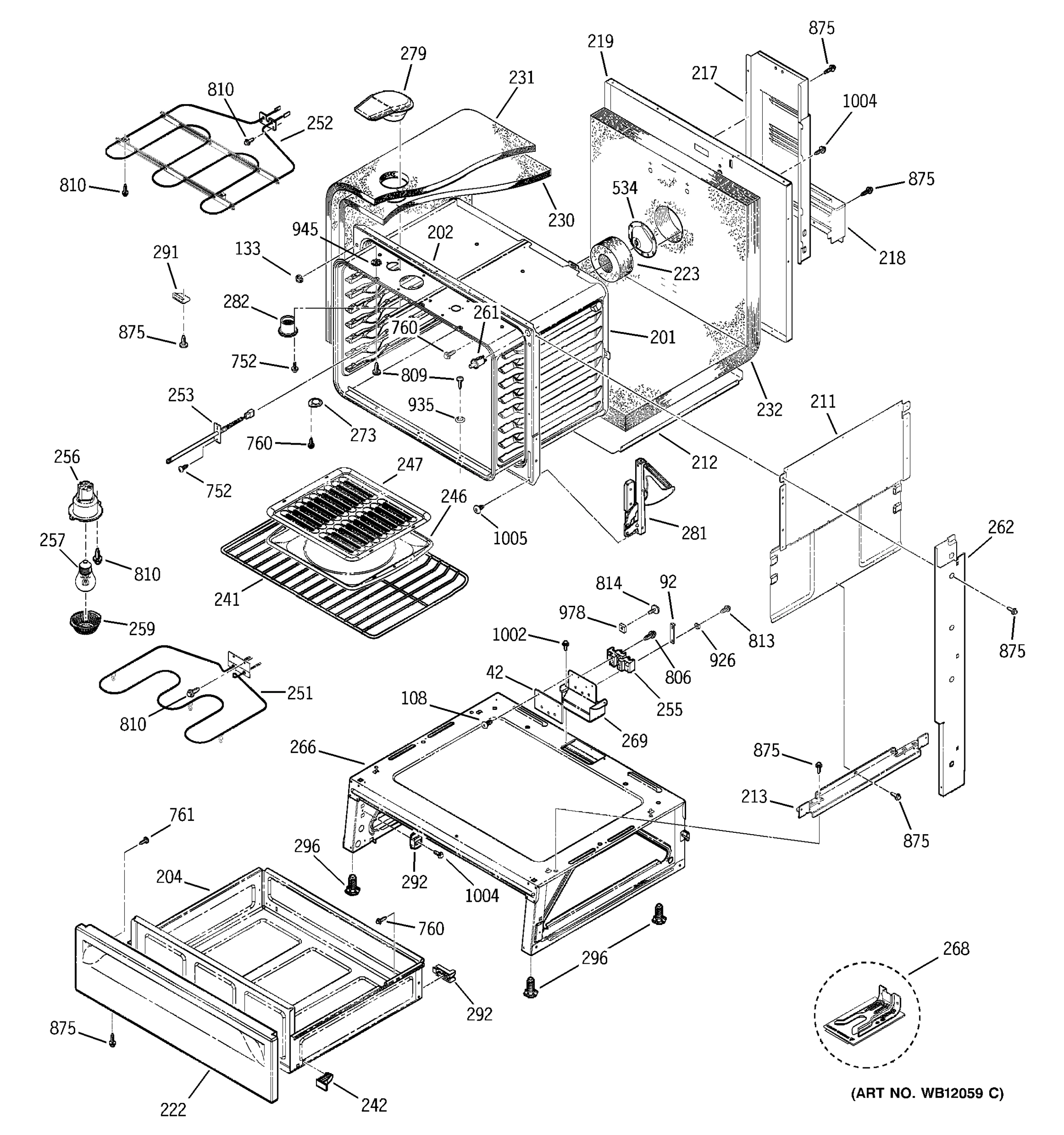 BODY & DRAWER PARTS