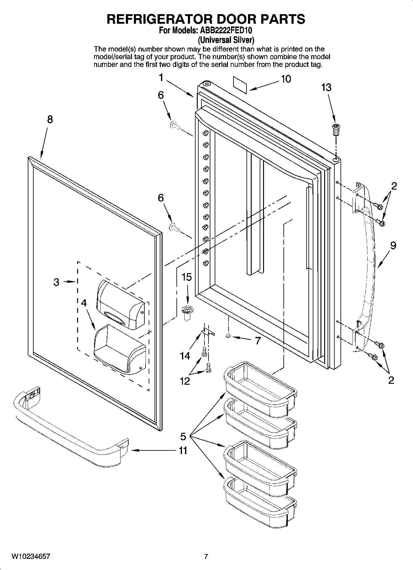 05 - REFRIGERATOR DOOR PARTS