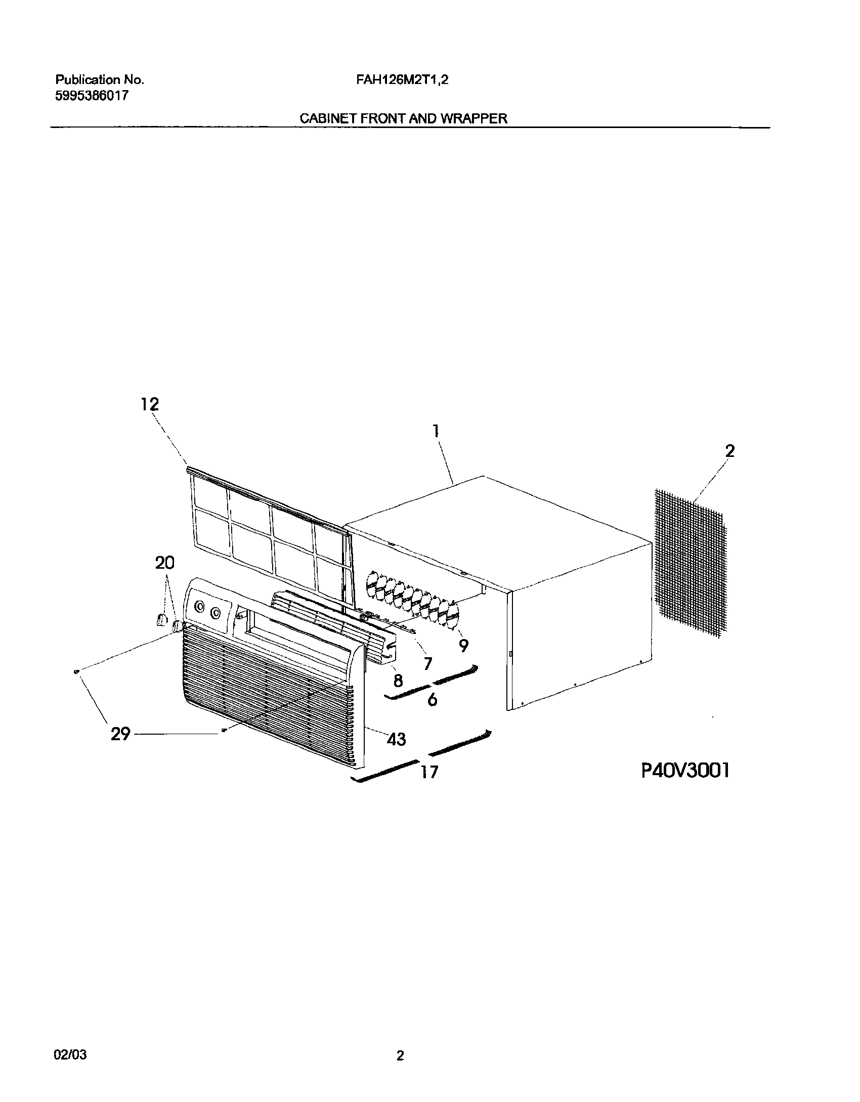 03 - CABINET FRONT AND WRAPPER