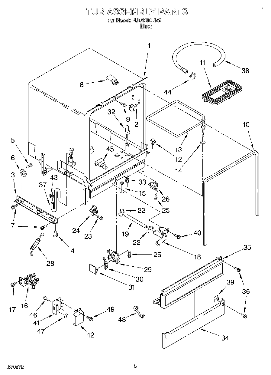 03 - TUB ASSEMBLY