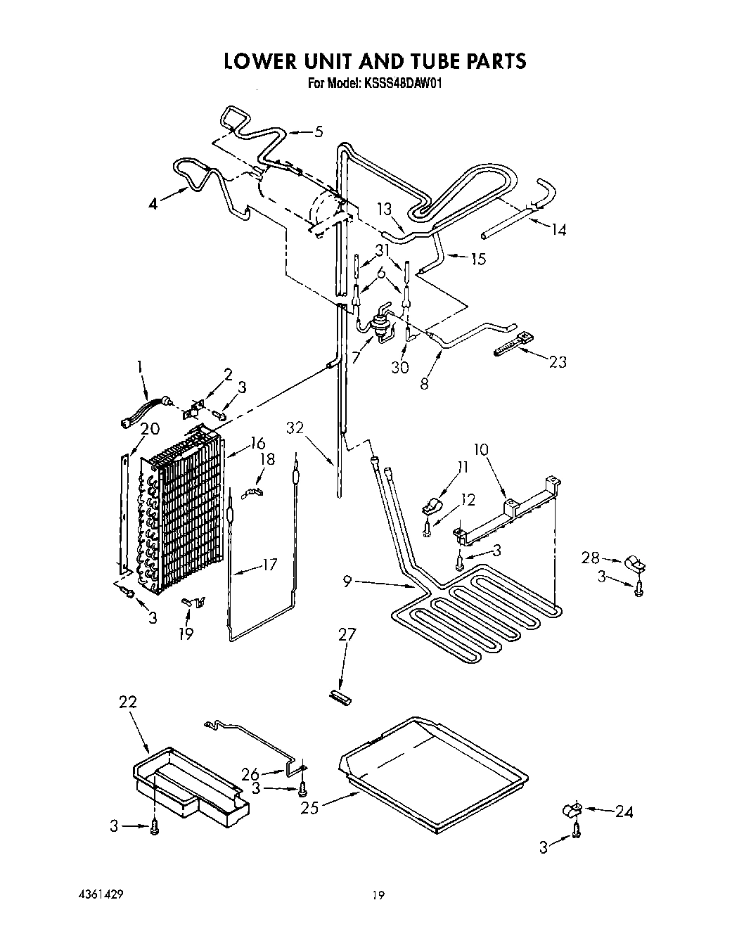 14 - LOWER UNIT AND TUBE