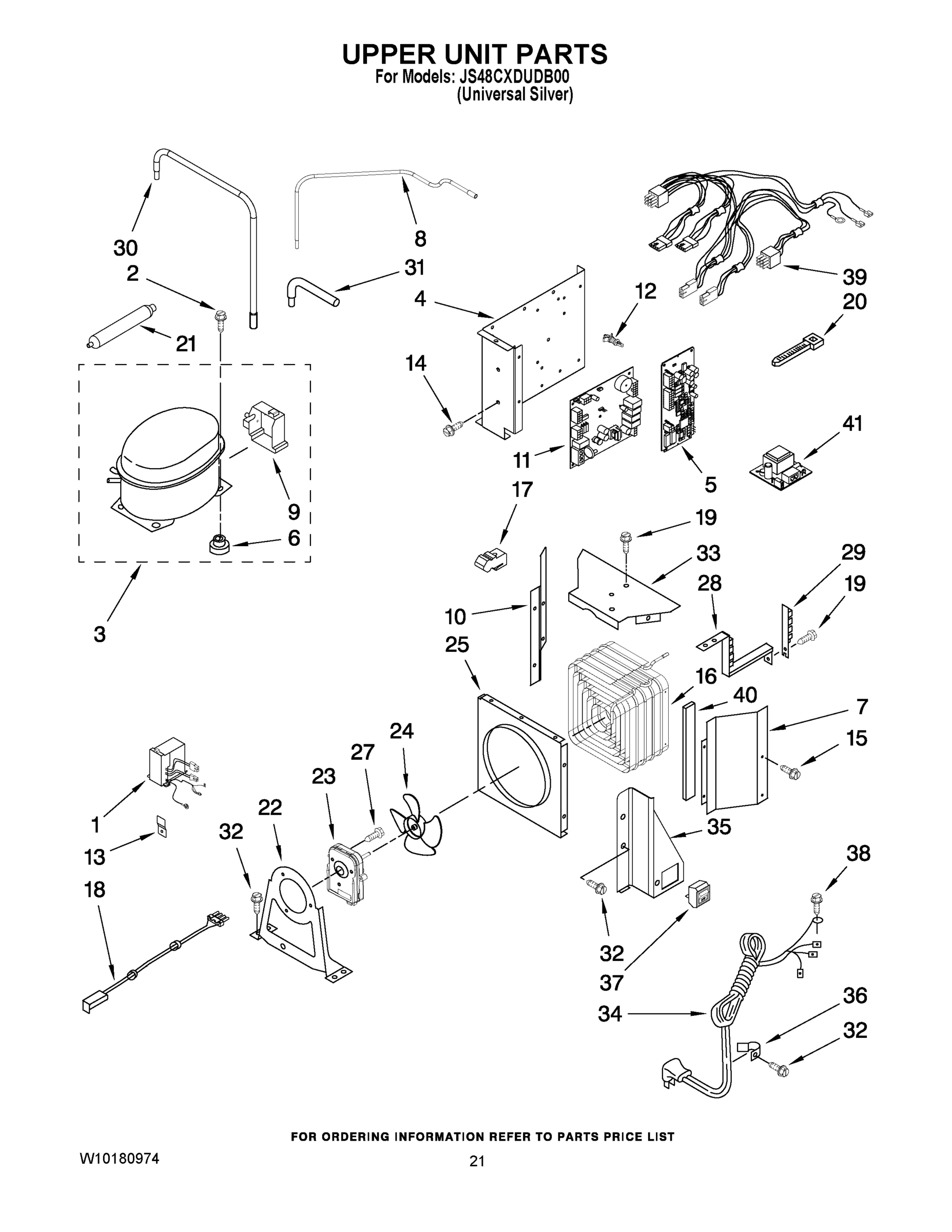 13 - UPPER UNIT PARTS
