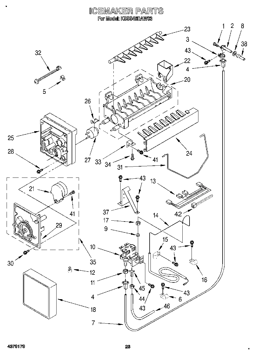 16 - ICEMAKER, LIT/OPTIONAL