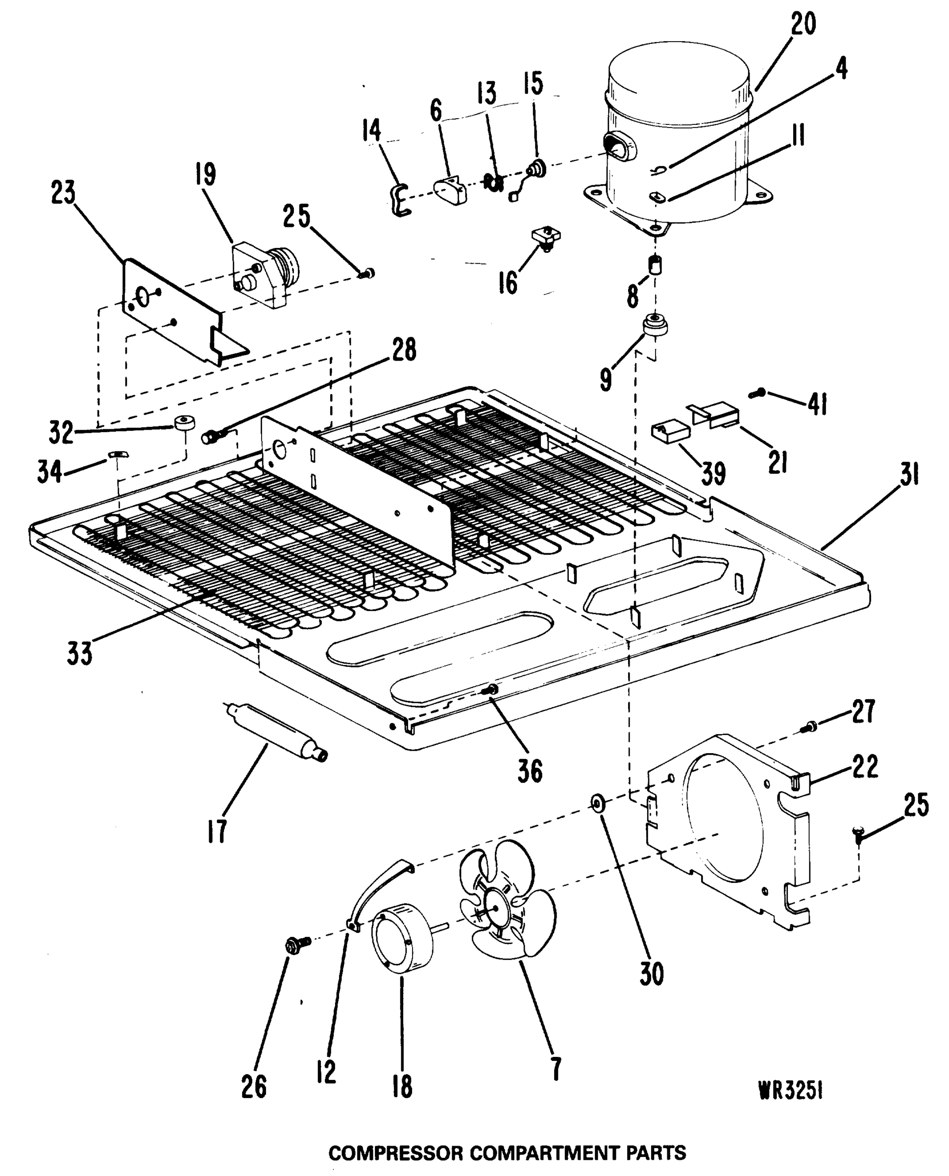 COMPRESSOR COMPARTMENT PARTS