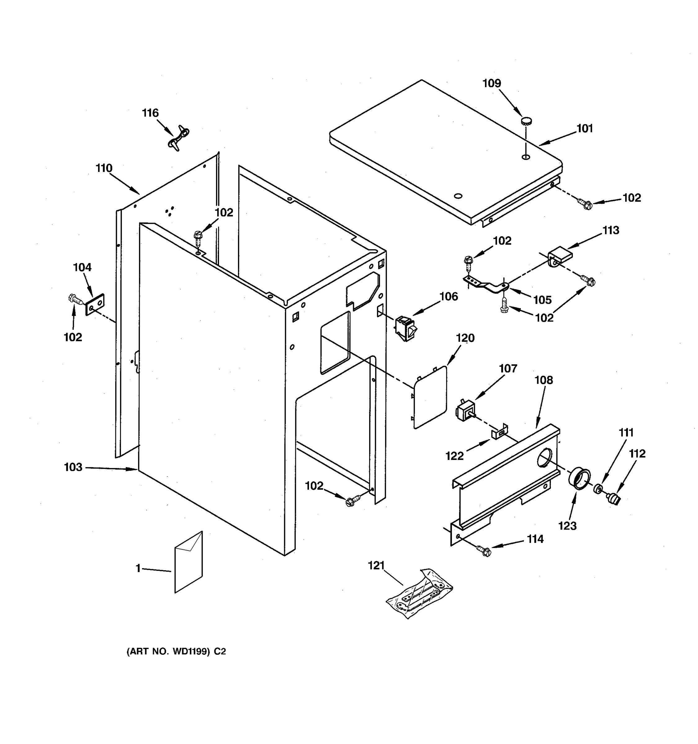 CABINET & CONTROL PARTS