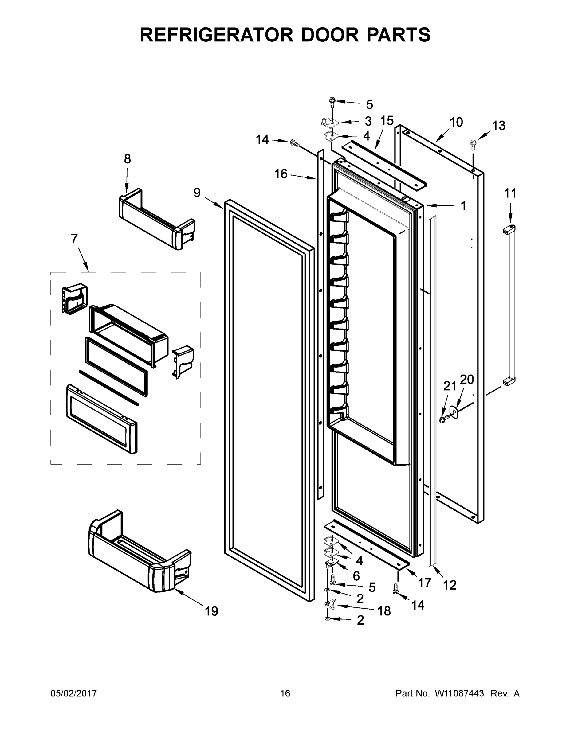 09 - REFRIGERATOR DOOR PARTS