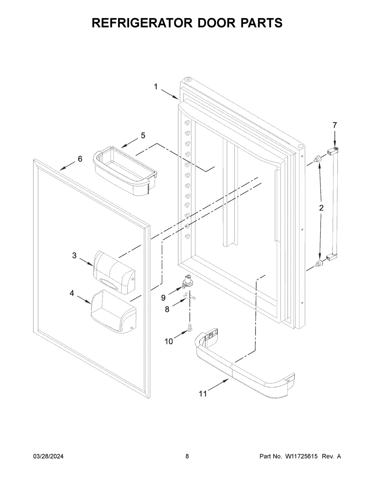 05 - REFRIGERATOR DOOR PARTS
