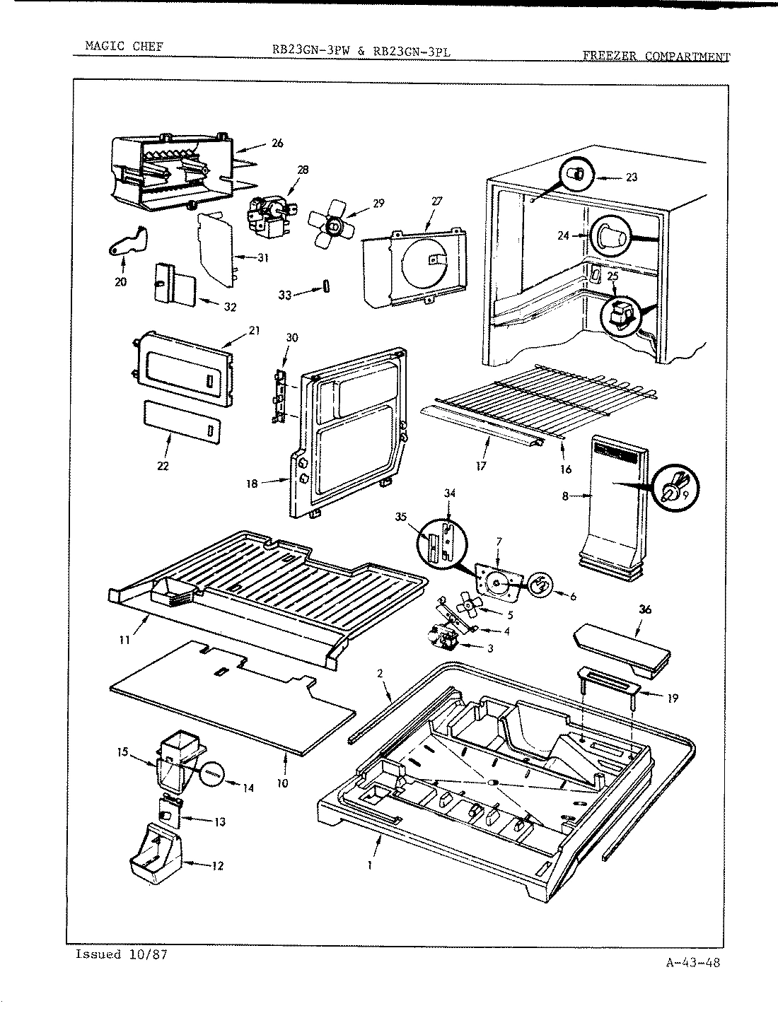 01 - FREEZER COMPARTMENT
