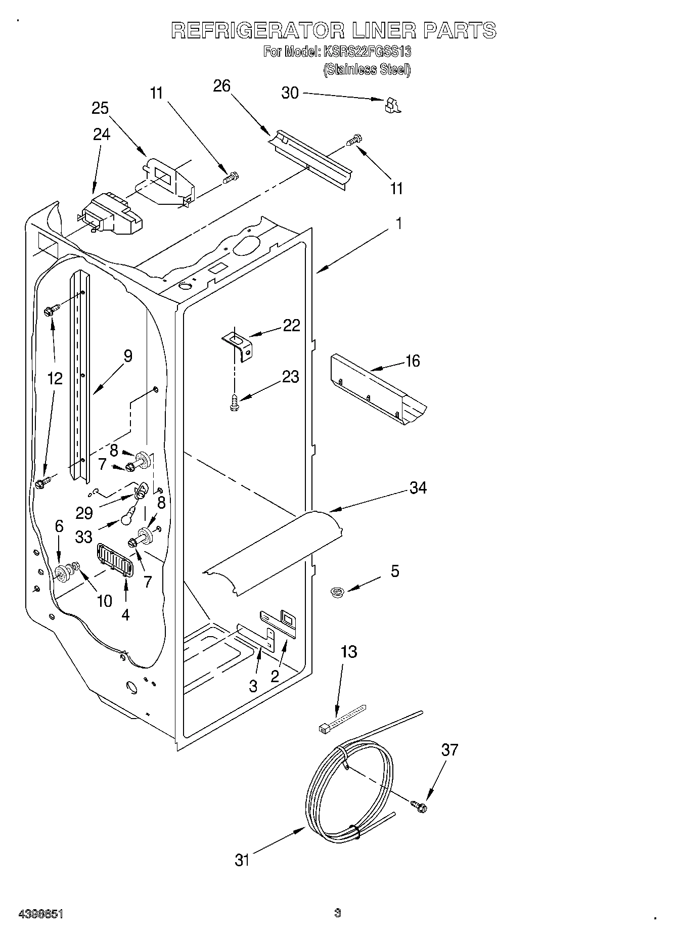 02 - REFRIGERATOR LINER
