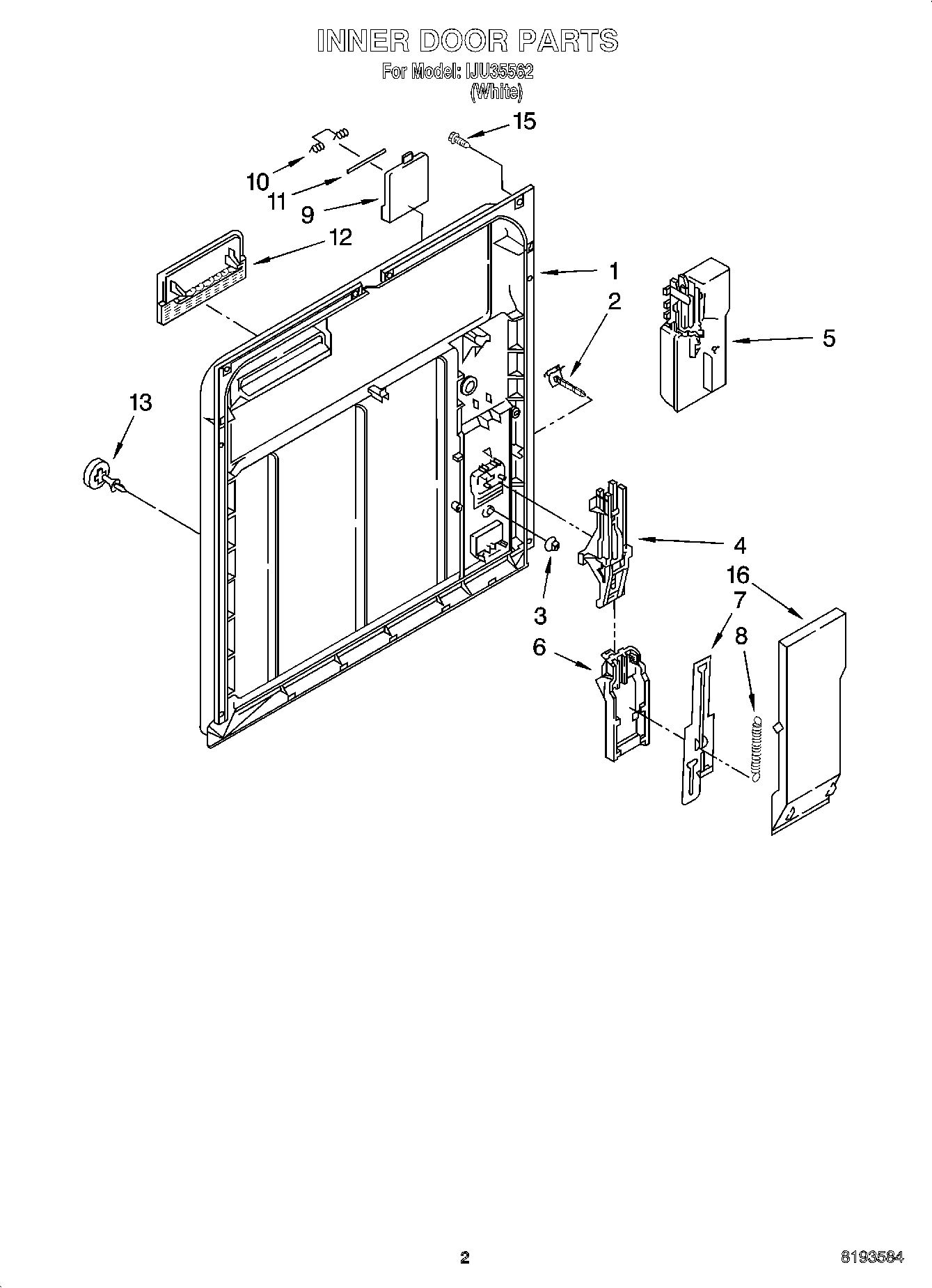 02 - INNER DOOR PARTS