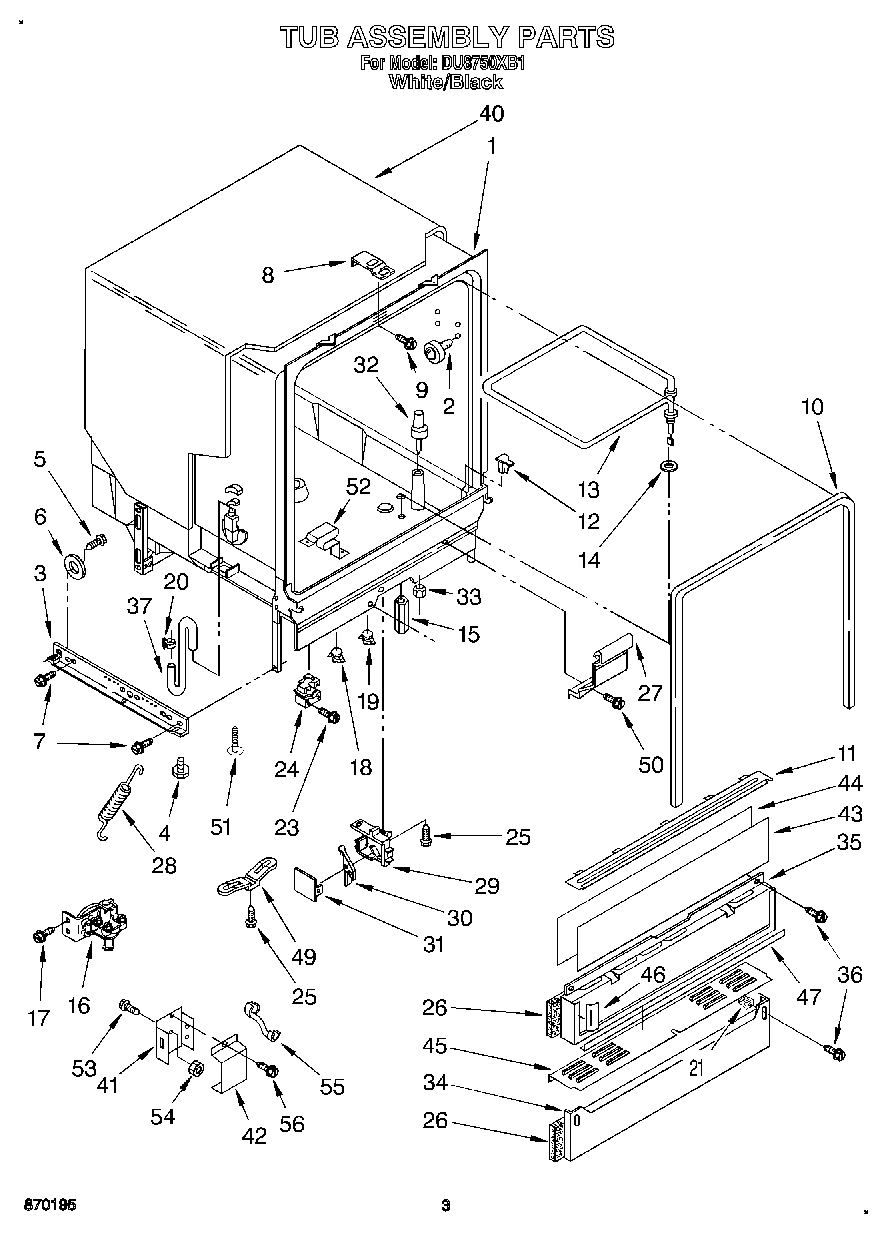 03 - TUB ASSEMBLY