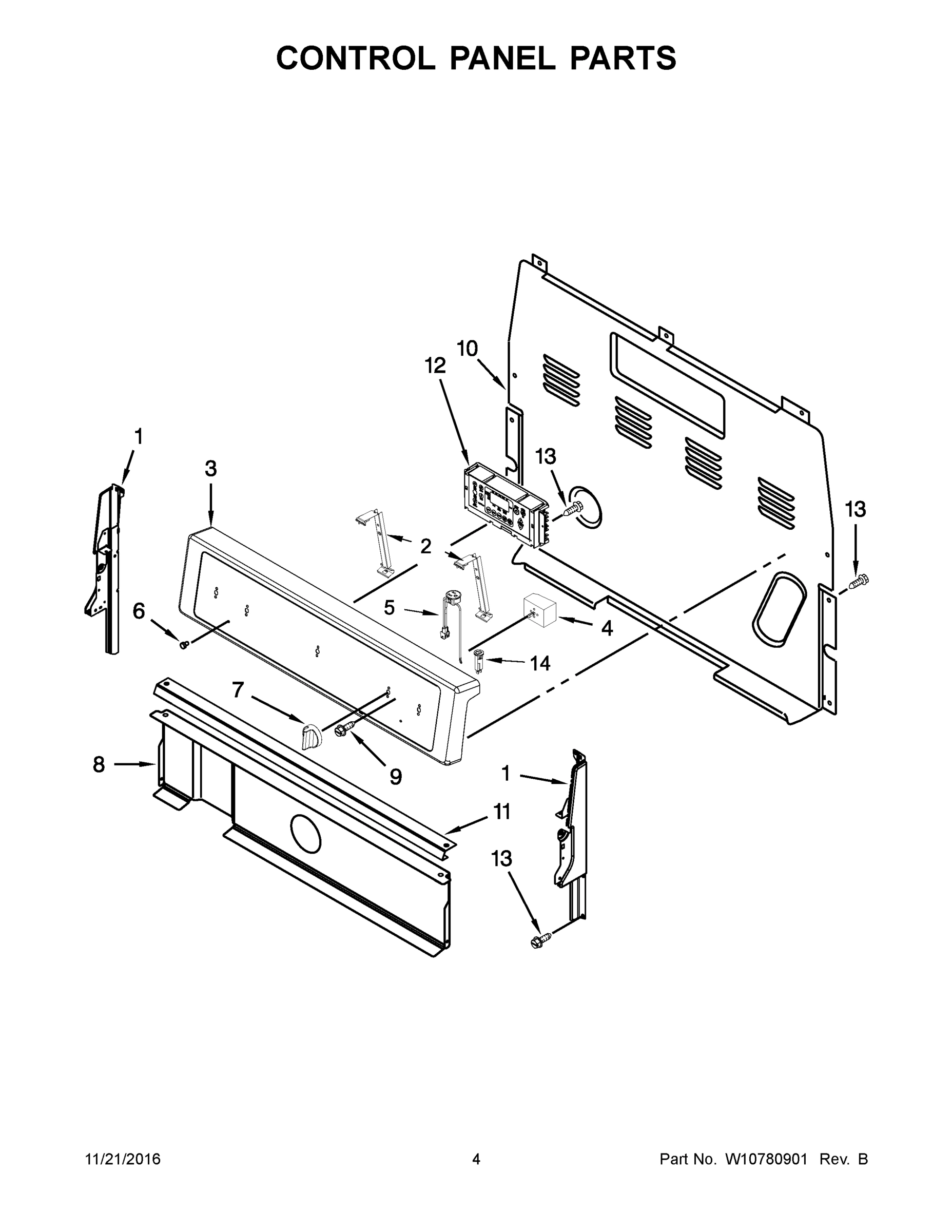 03 - CONTROL PANEL PARTS