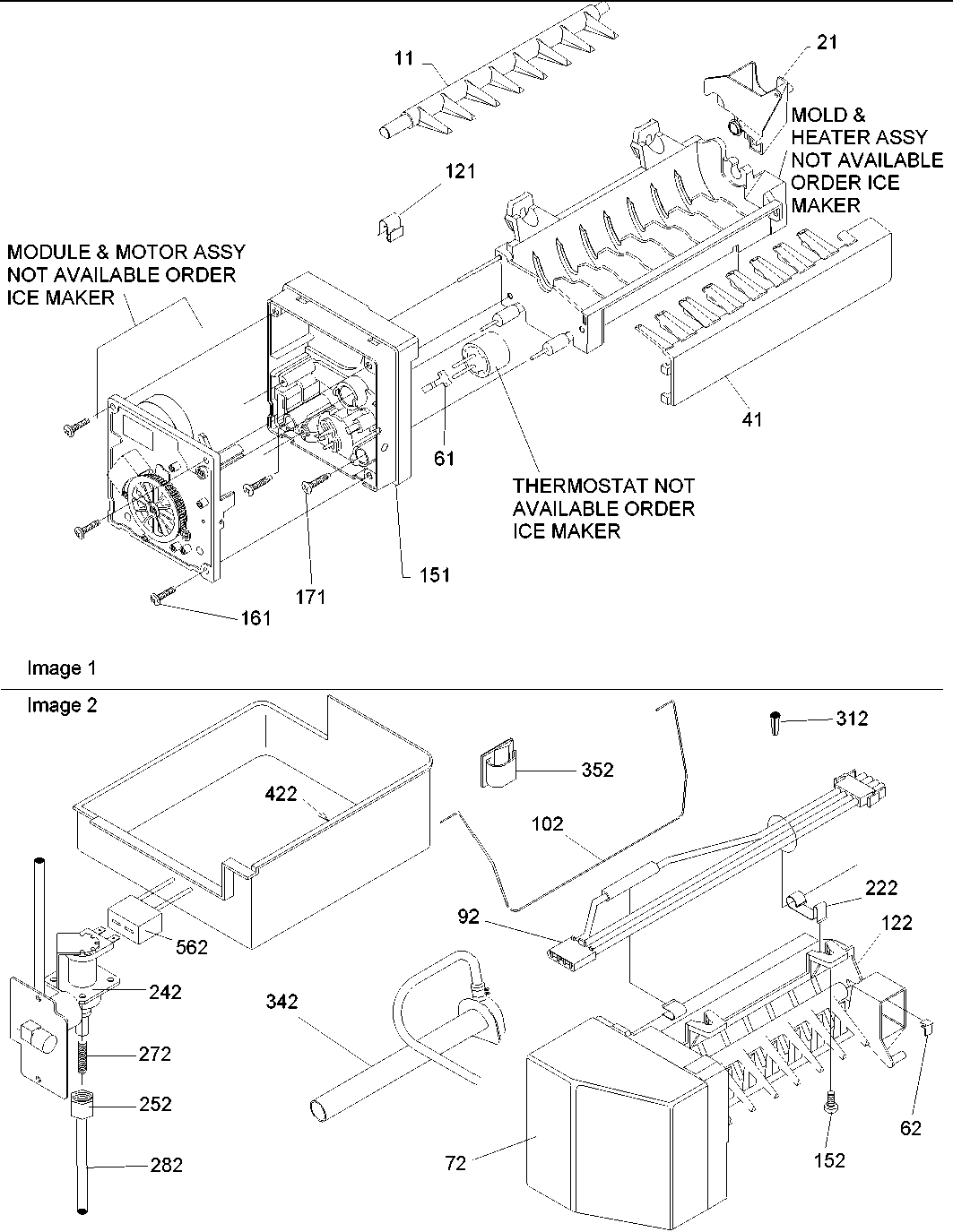 07 - Ice Maker Assy & Parts