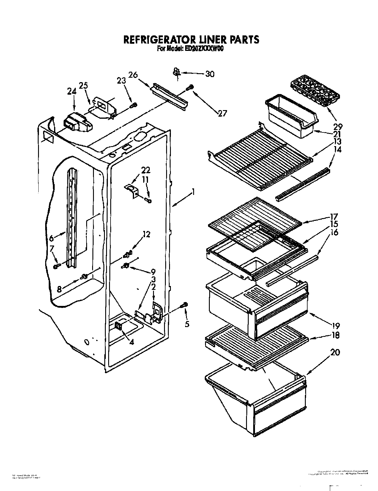 03 - REFRIGERATOR LINER