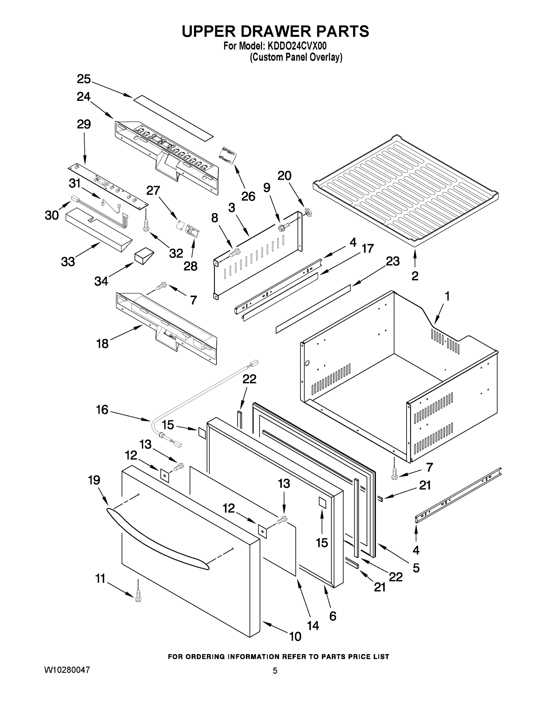 03 - UPPER DRAWER PARTS