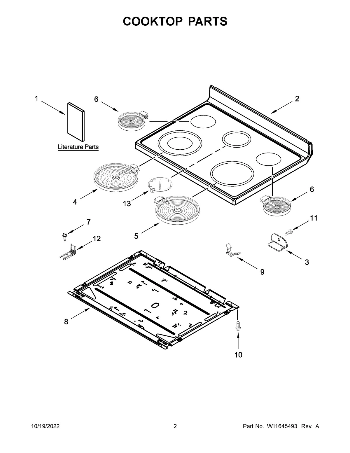 02 - COOKTOP PARTS