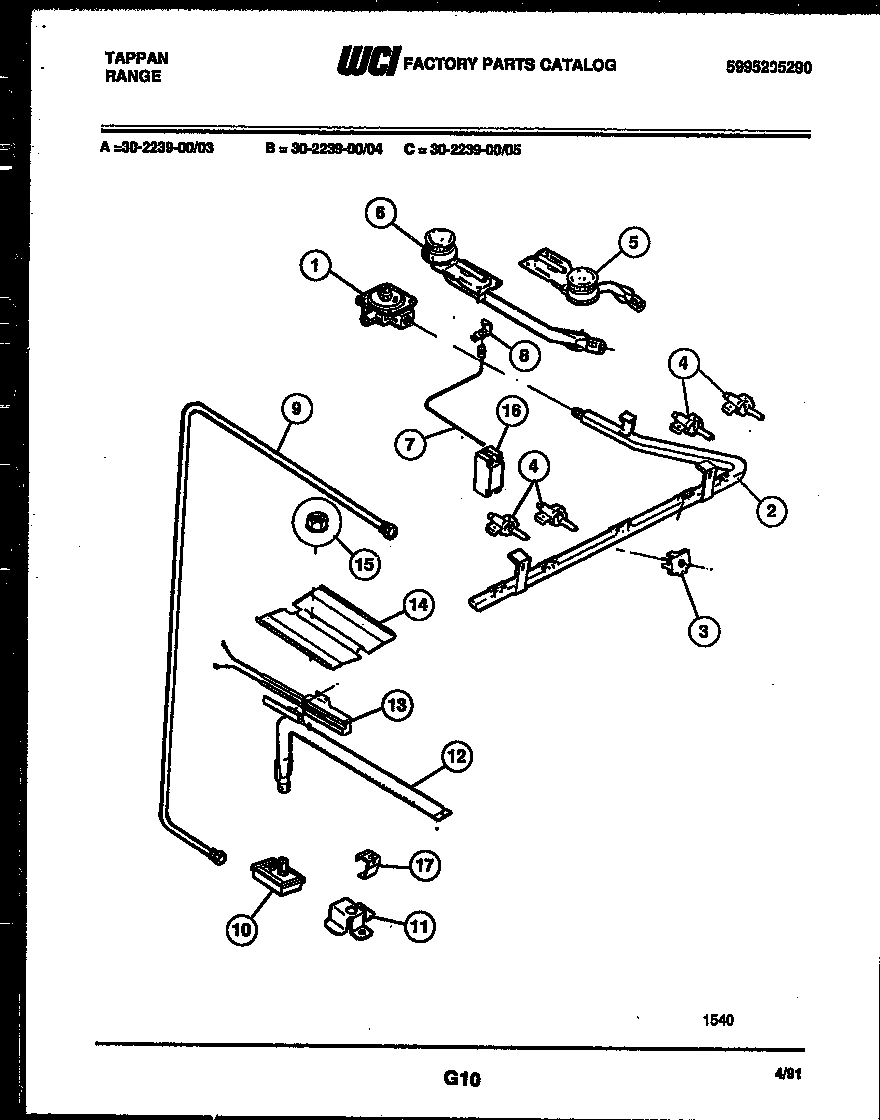 06 - BURNER, MANIFOLD AND GAS CONTROL