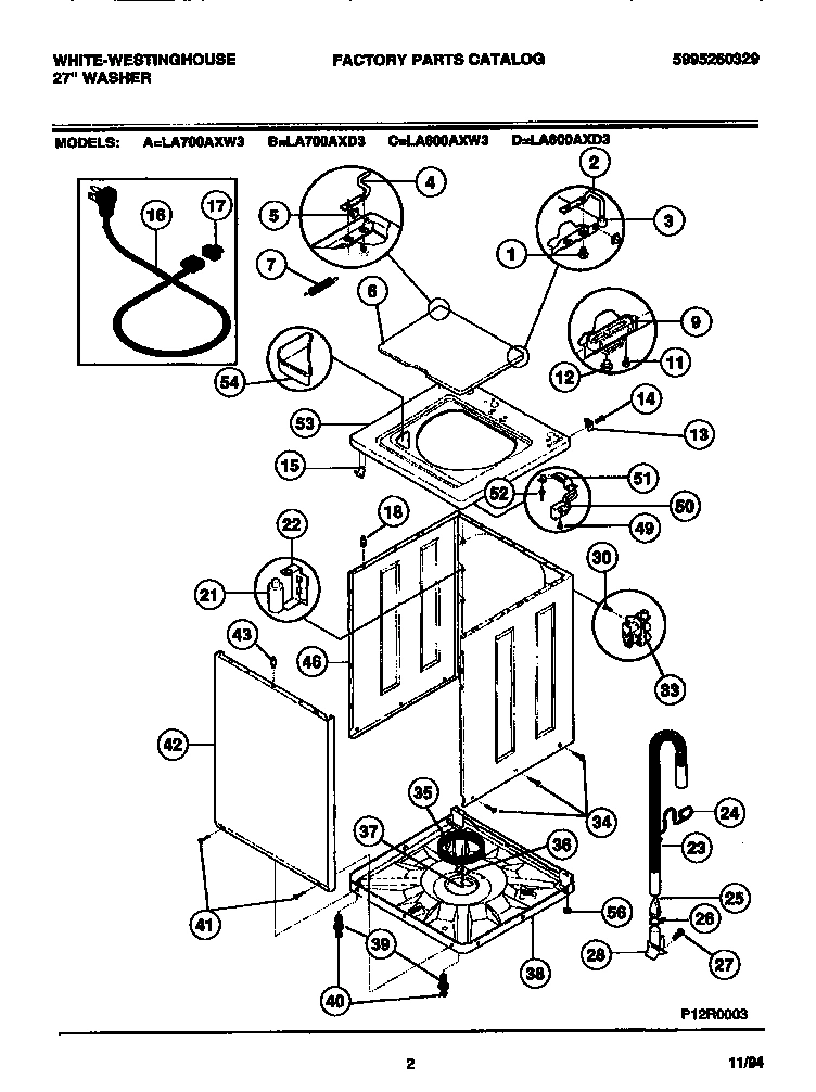 02 - CABINET, TOP PANEL, BASE