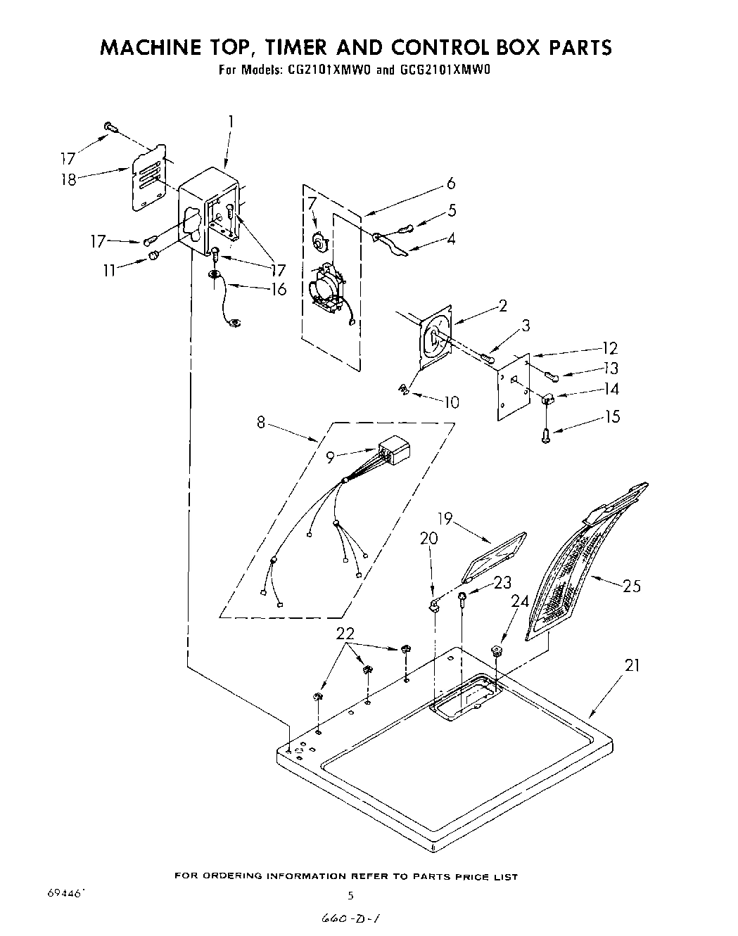 04 - MACHINE TOP, TIMER AND CONTROL BOX