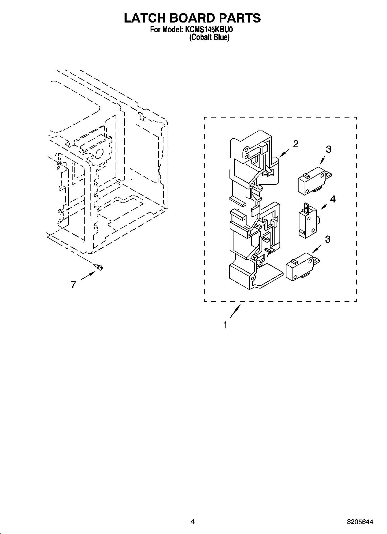 04 - LATCH BOARD PARTS