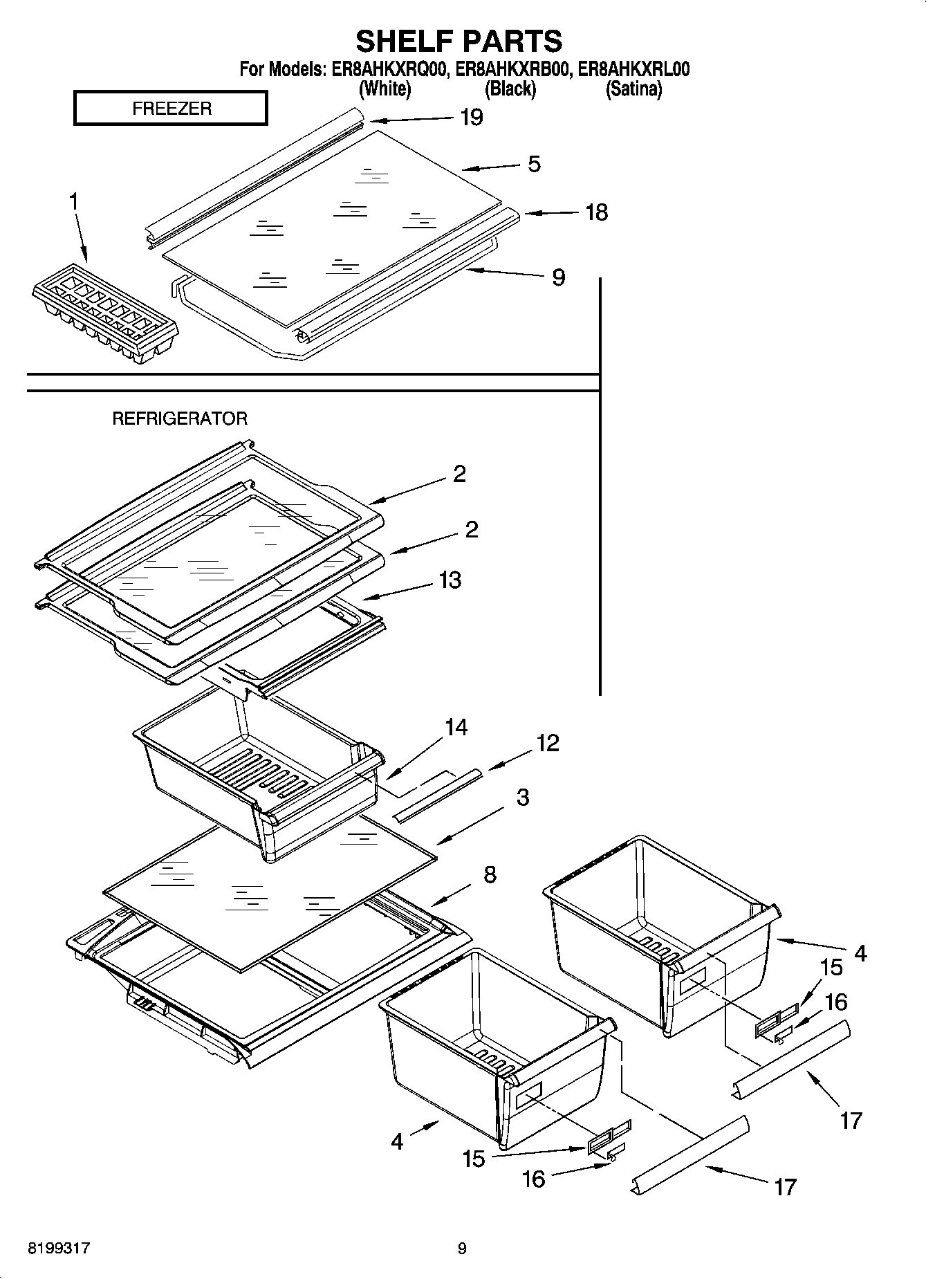05 - SHELF PARTS, OPTIONAL PARTS