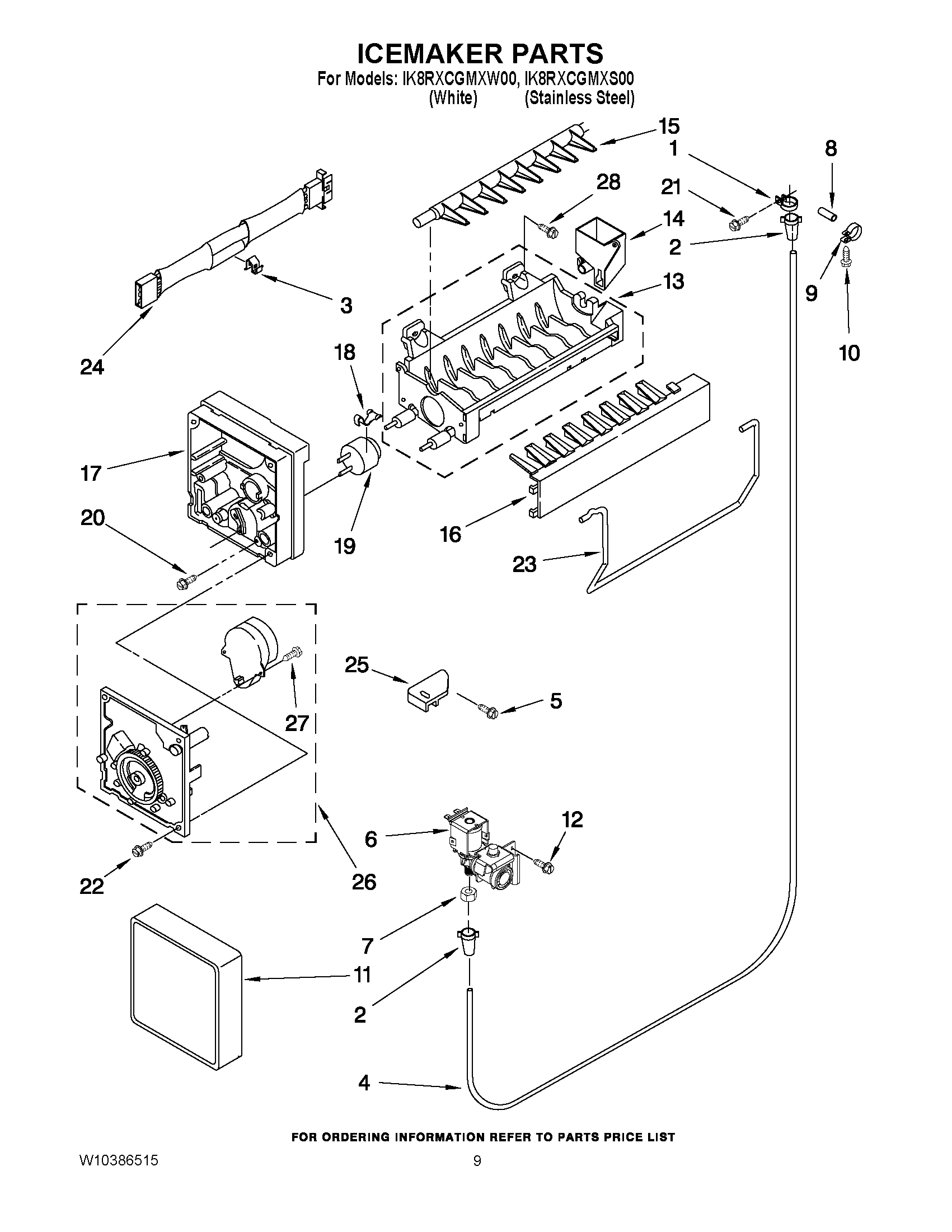 05 - ICEMAKER PARTS