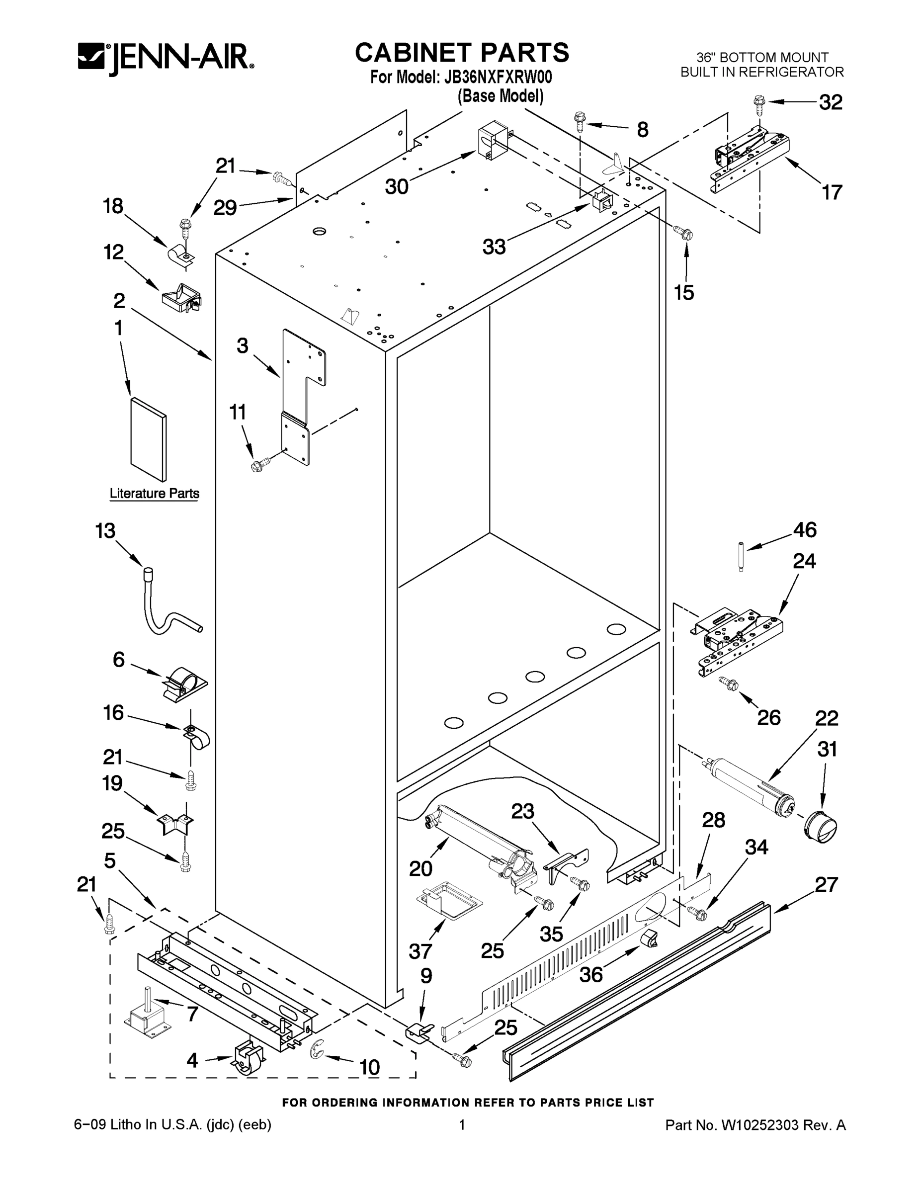 01 - CABINET PARTS