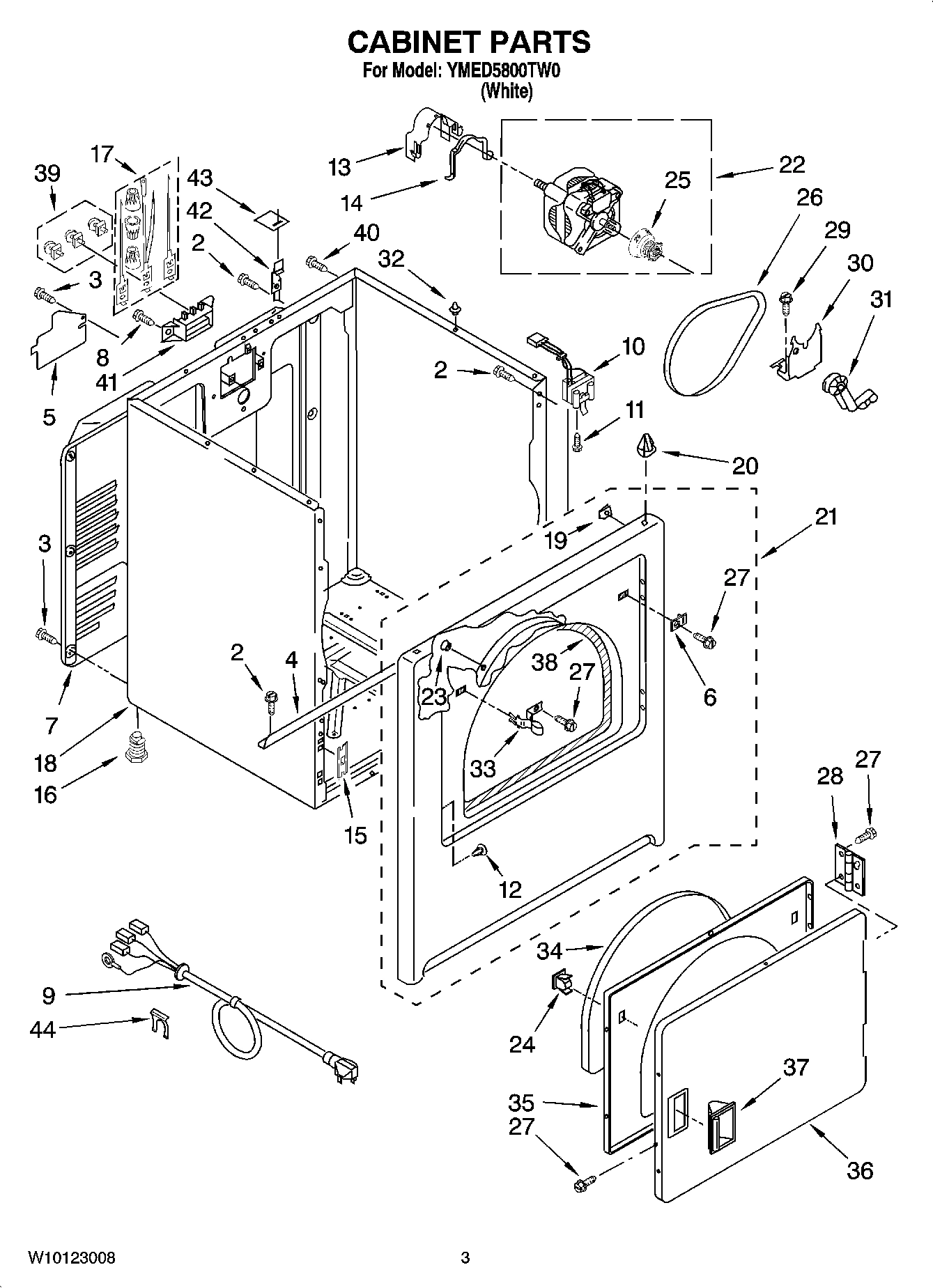 02 - CABINET PARTS