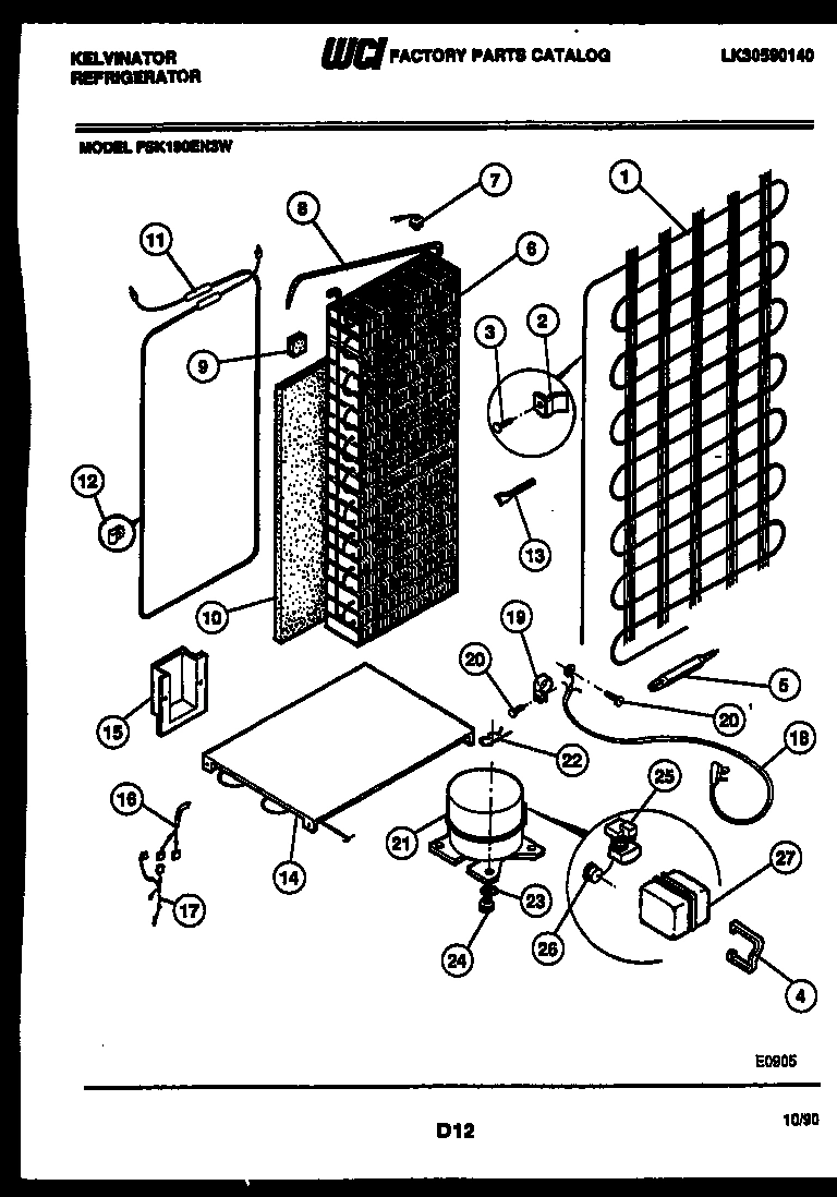 07 - SYSTEM AND AUTOMATIC DEFROST PARTS