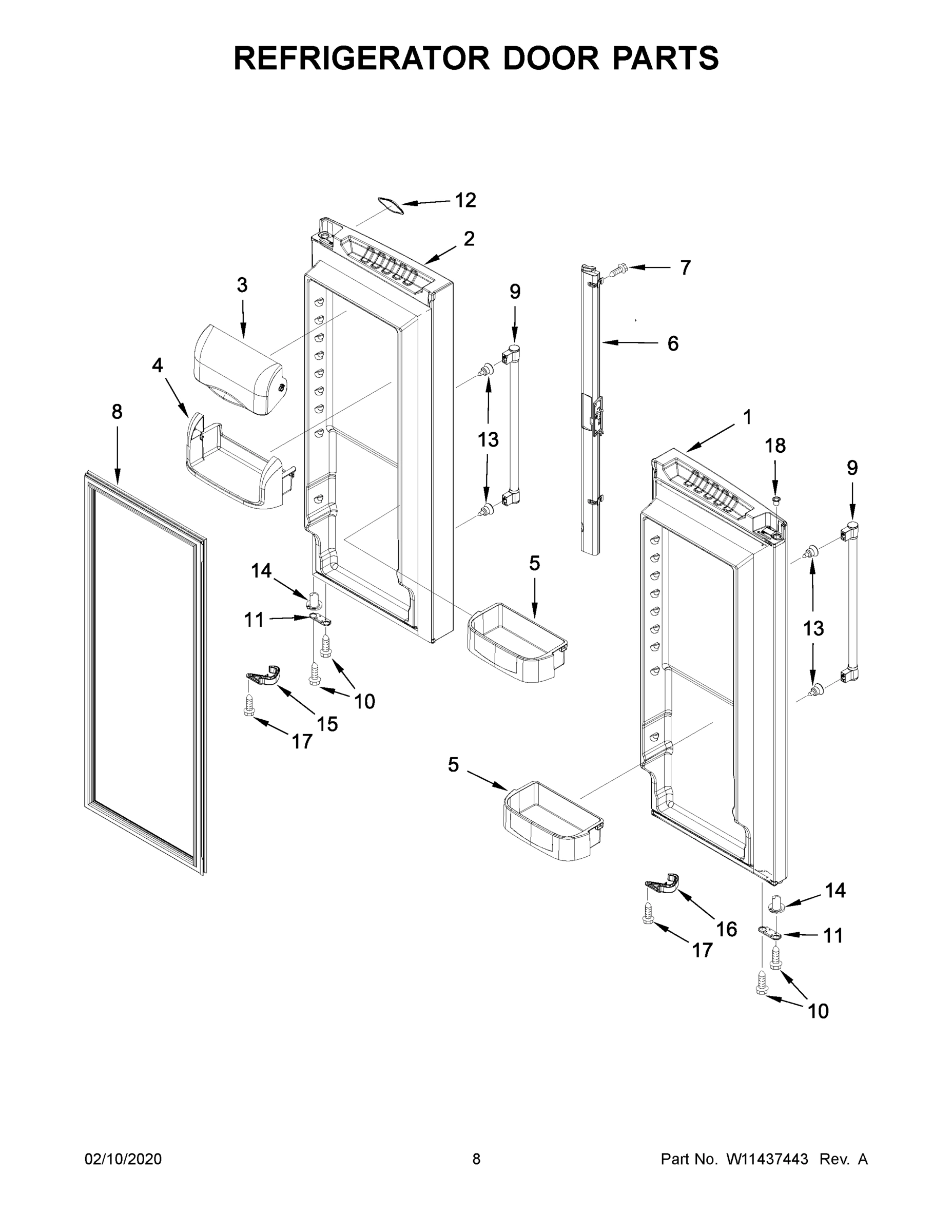 05 - REFRIGERATOR DOOR PARTS