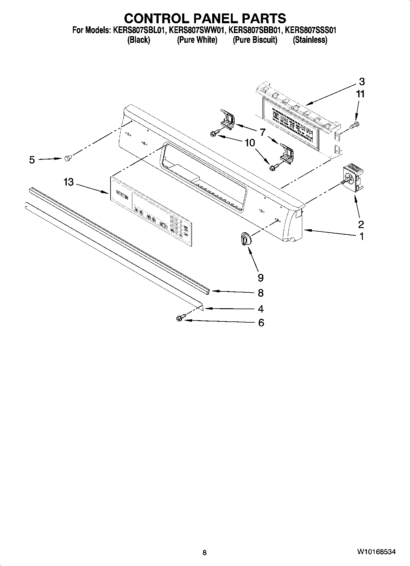 05 - CONTROL PANEL PARTS