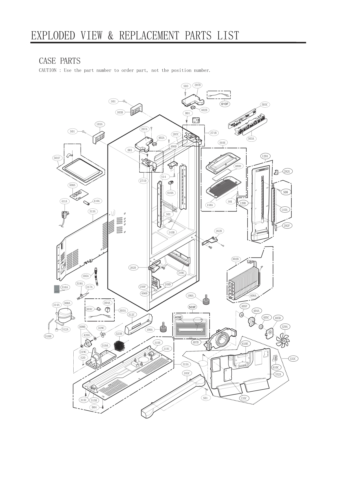 CASE PARTS