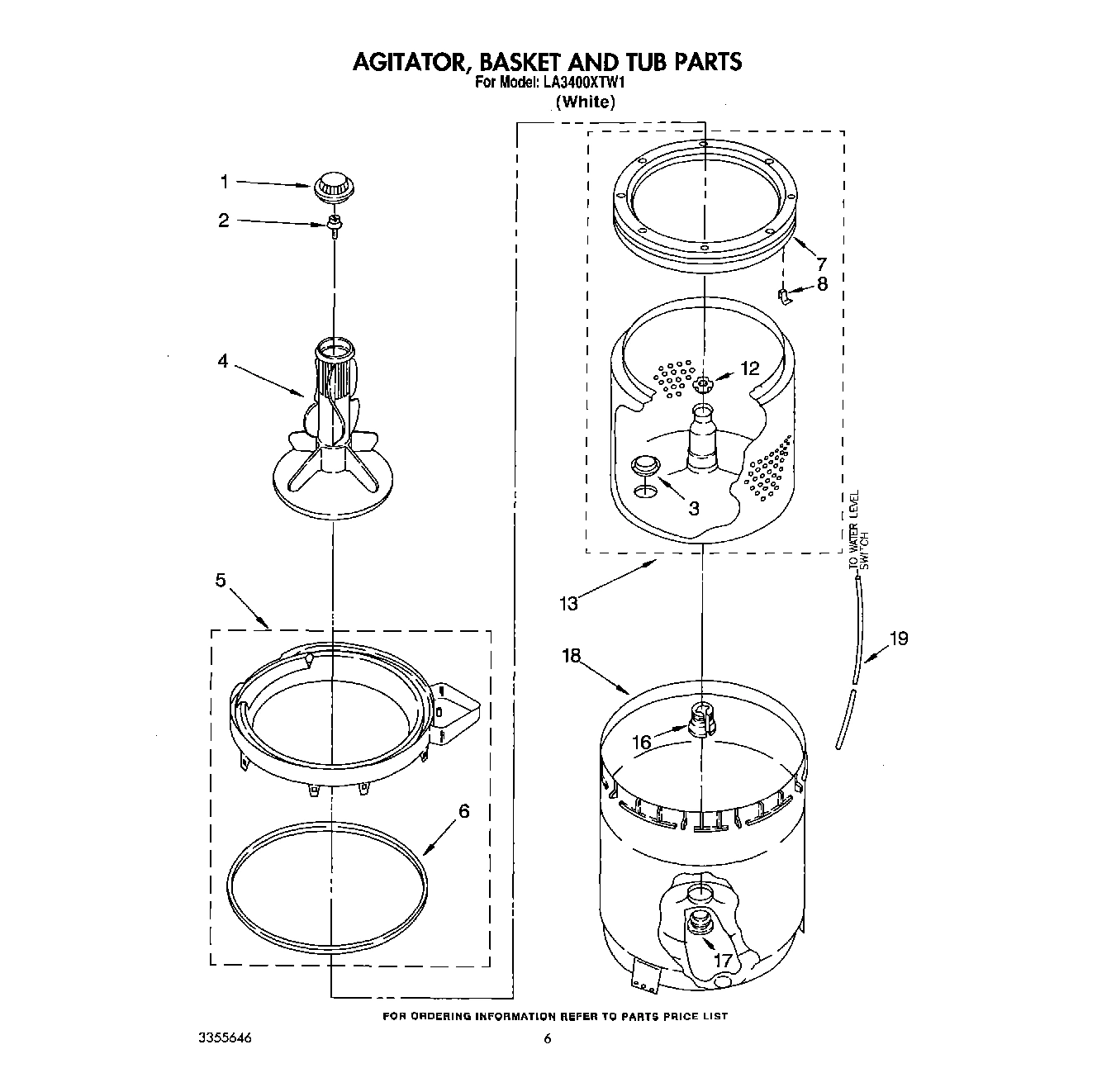 05 - AGITATOR, BASKET AND TUB