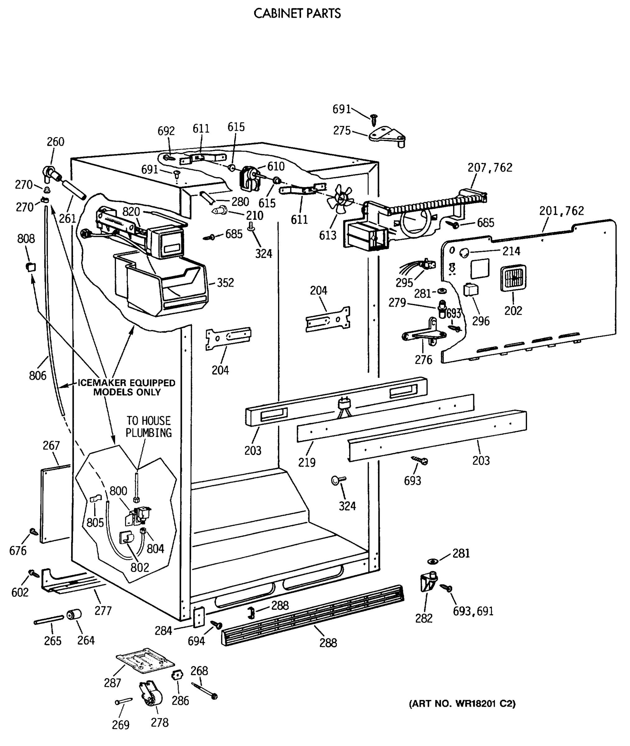 CABINET PARTS