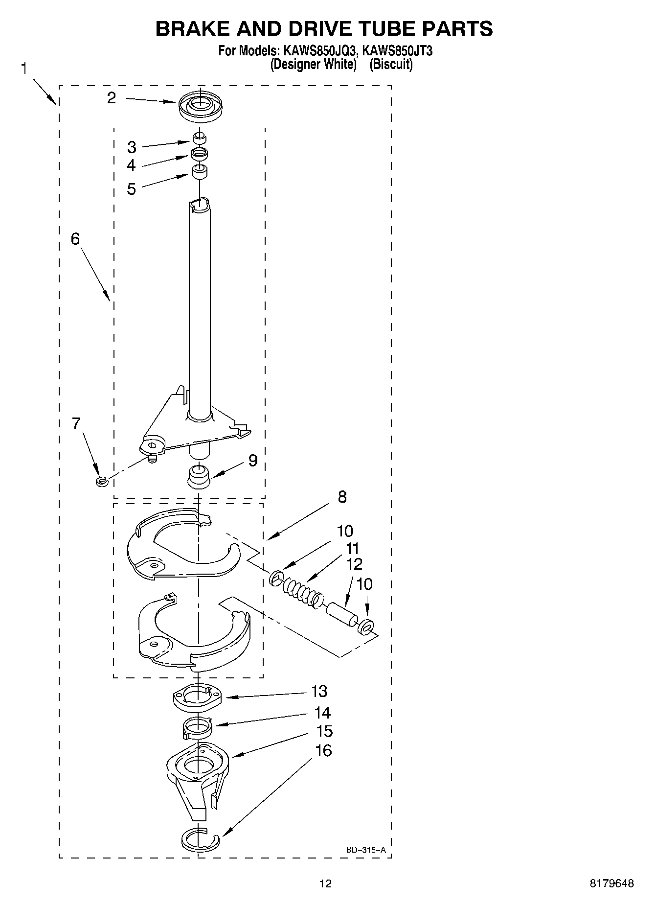 09 - BRAKE AND DRIVE TUBE