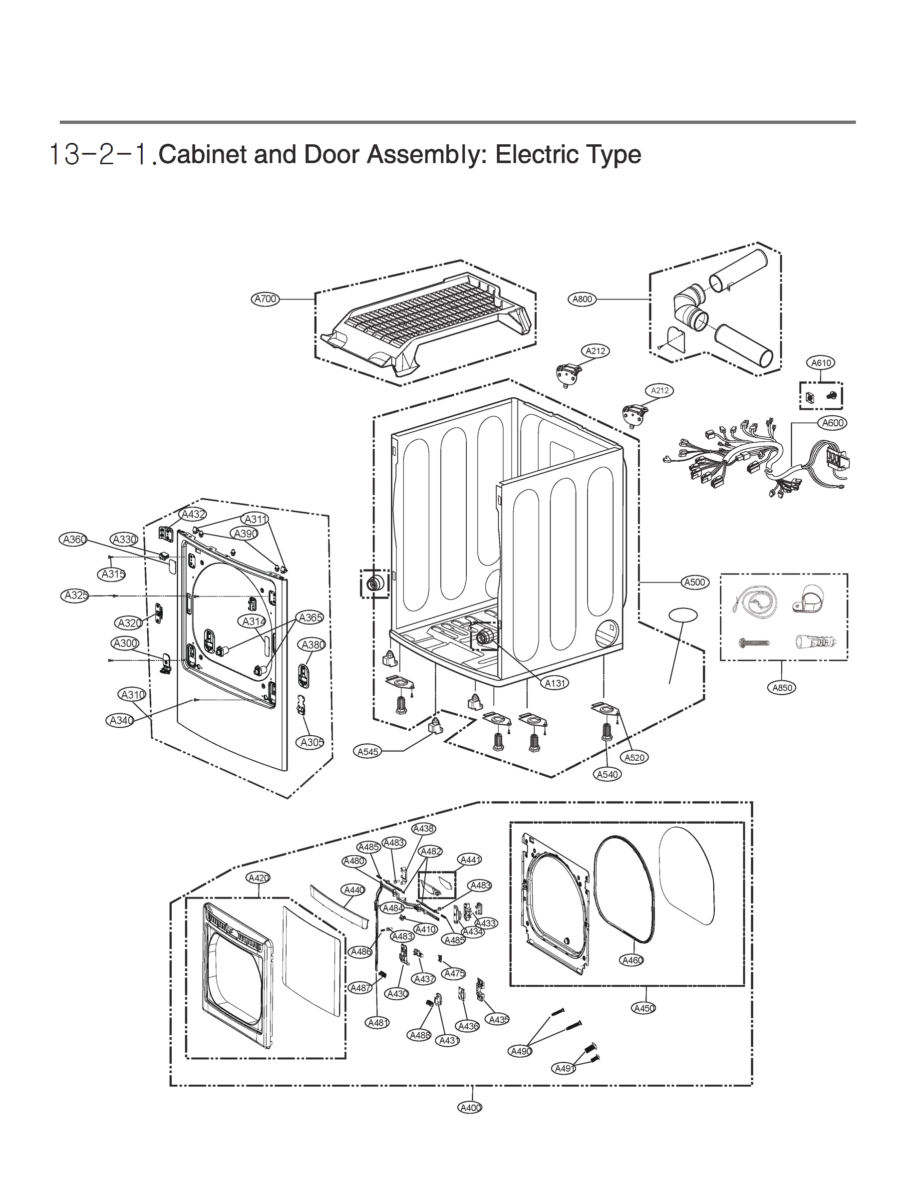 CABINET AND DOOR ASSEMBLY