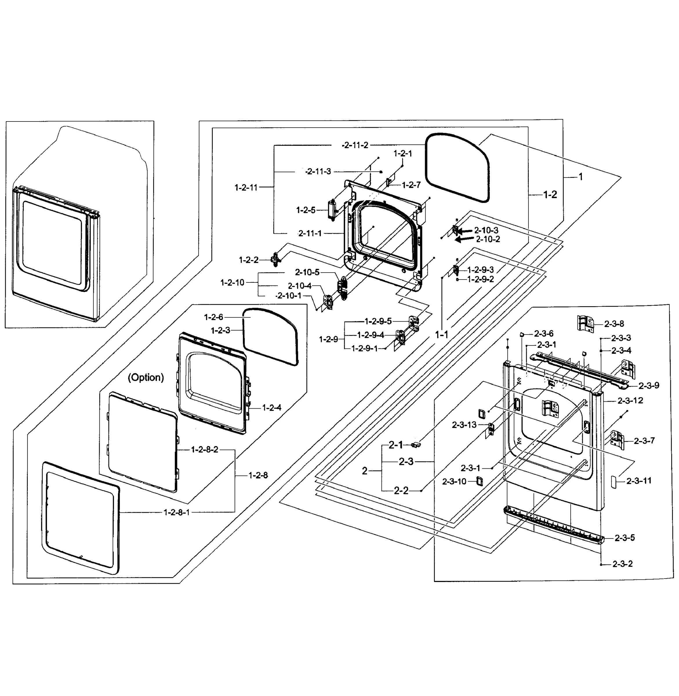 Front/Door Assembly