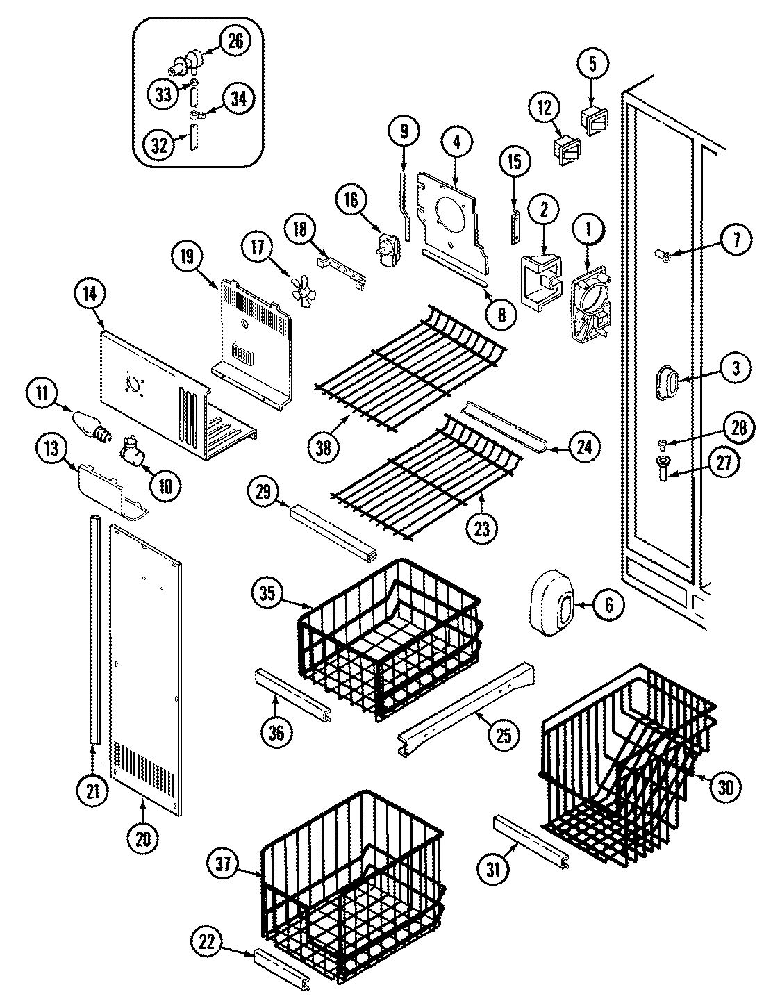 01 - FREEZER COMPARTMENT