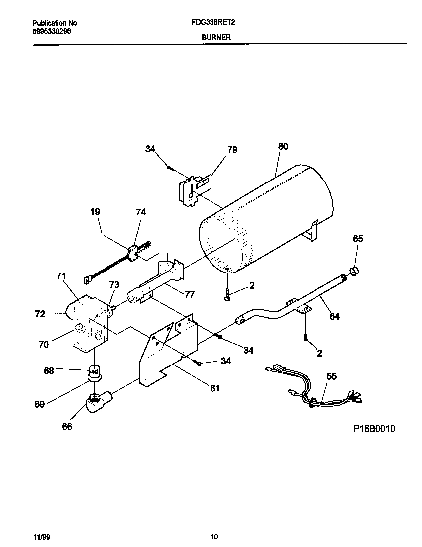 06 - P16B0010 BURNER,VALVE