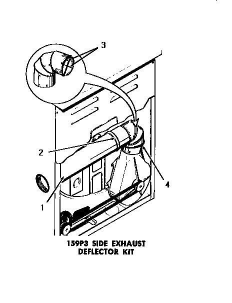 02 - 159P3 SIDE EXHAUST DEFLECTOR KIT