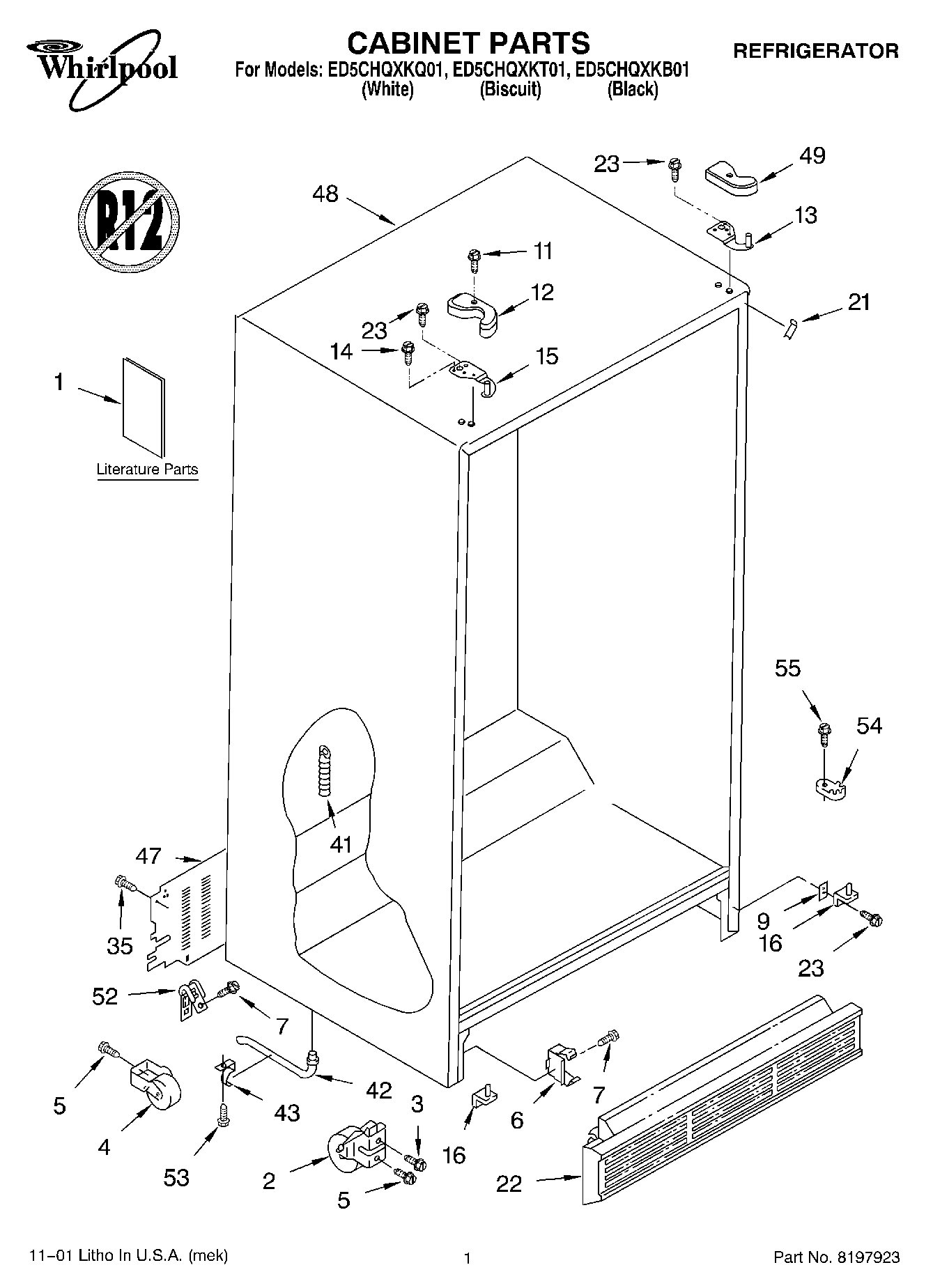 01 - CABINET, LITERATURE