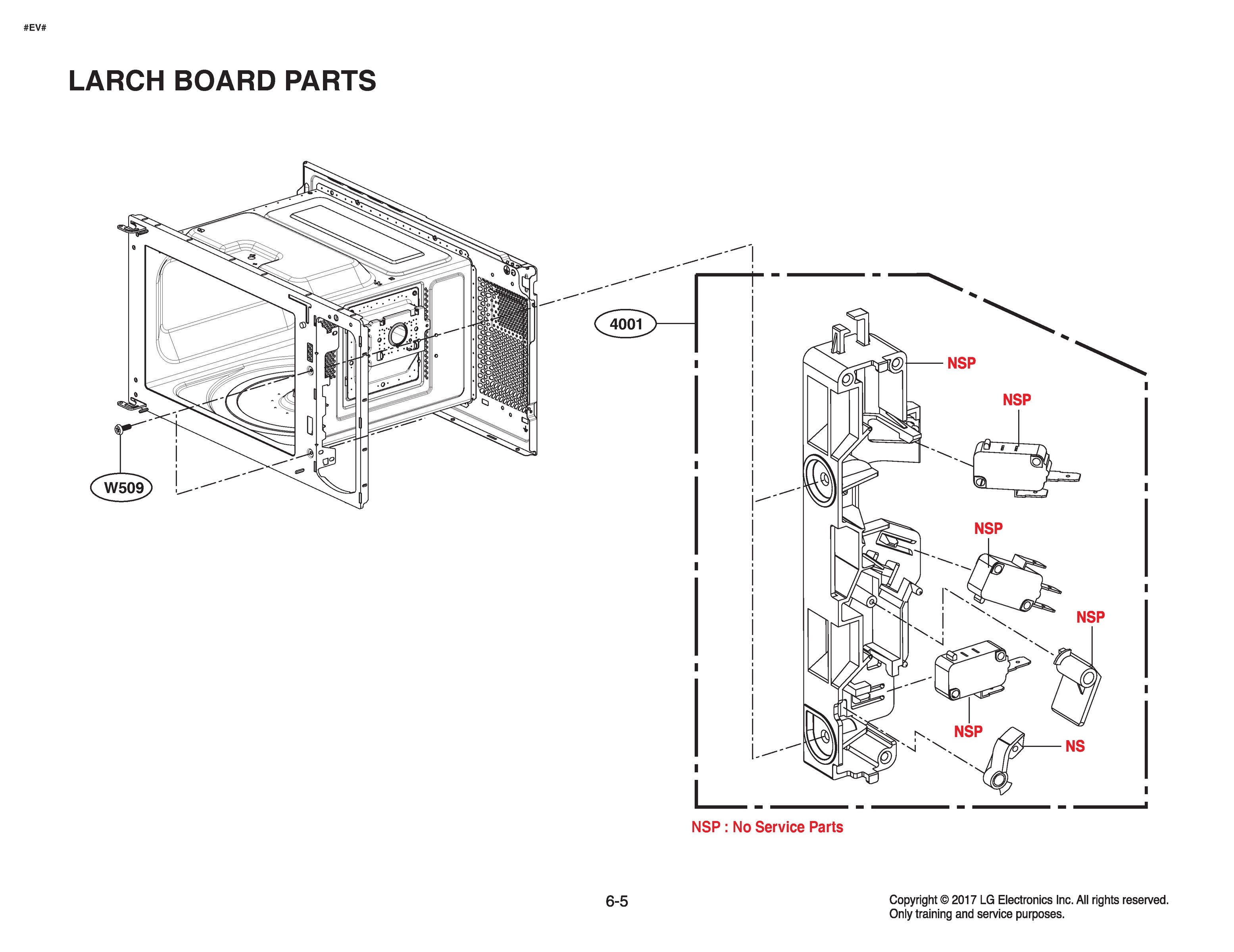 LATCH BOARD PARTS