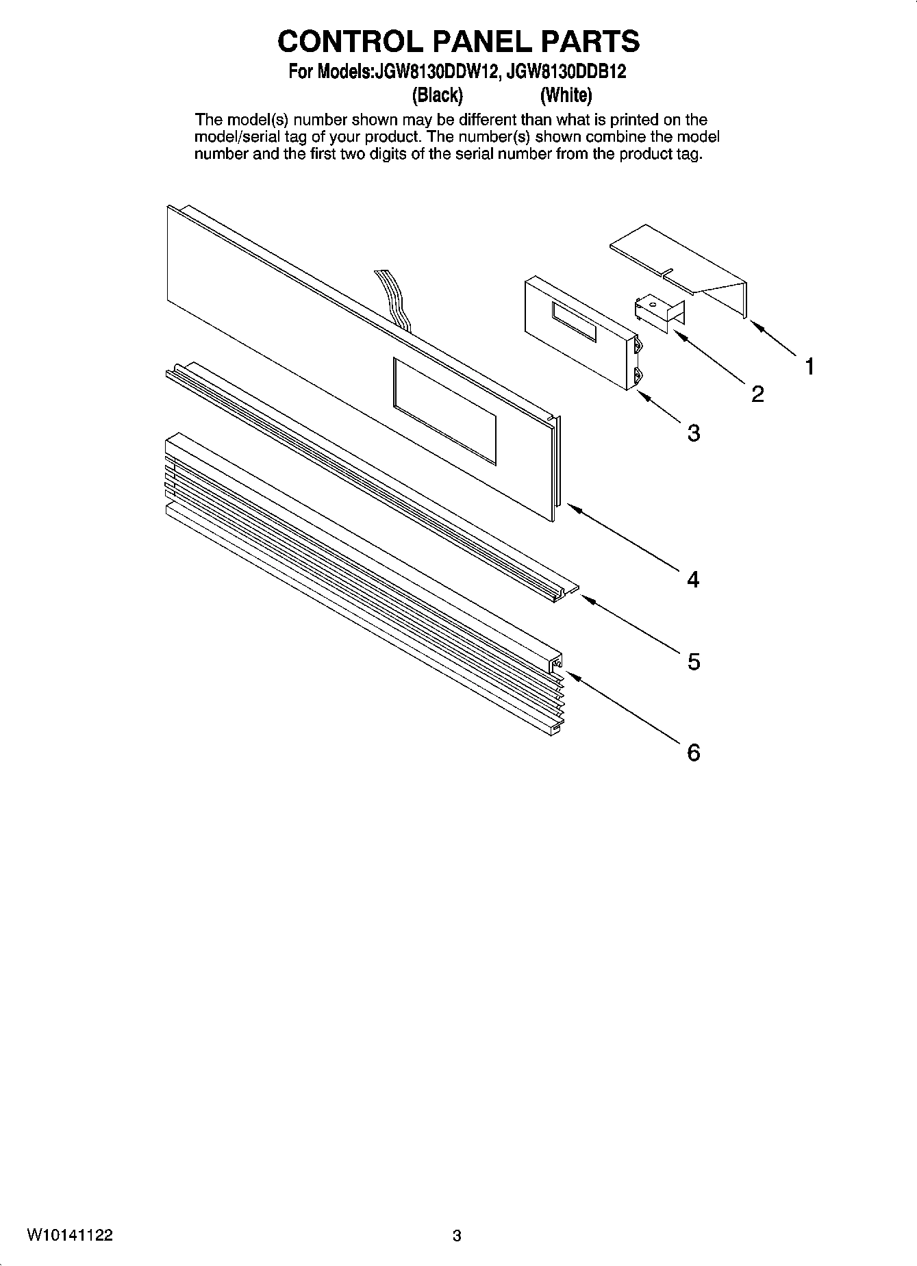 02 - CONTROL PANEL PARTS