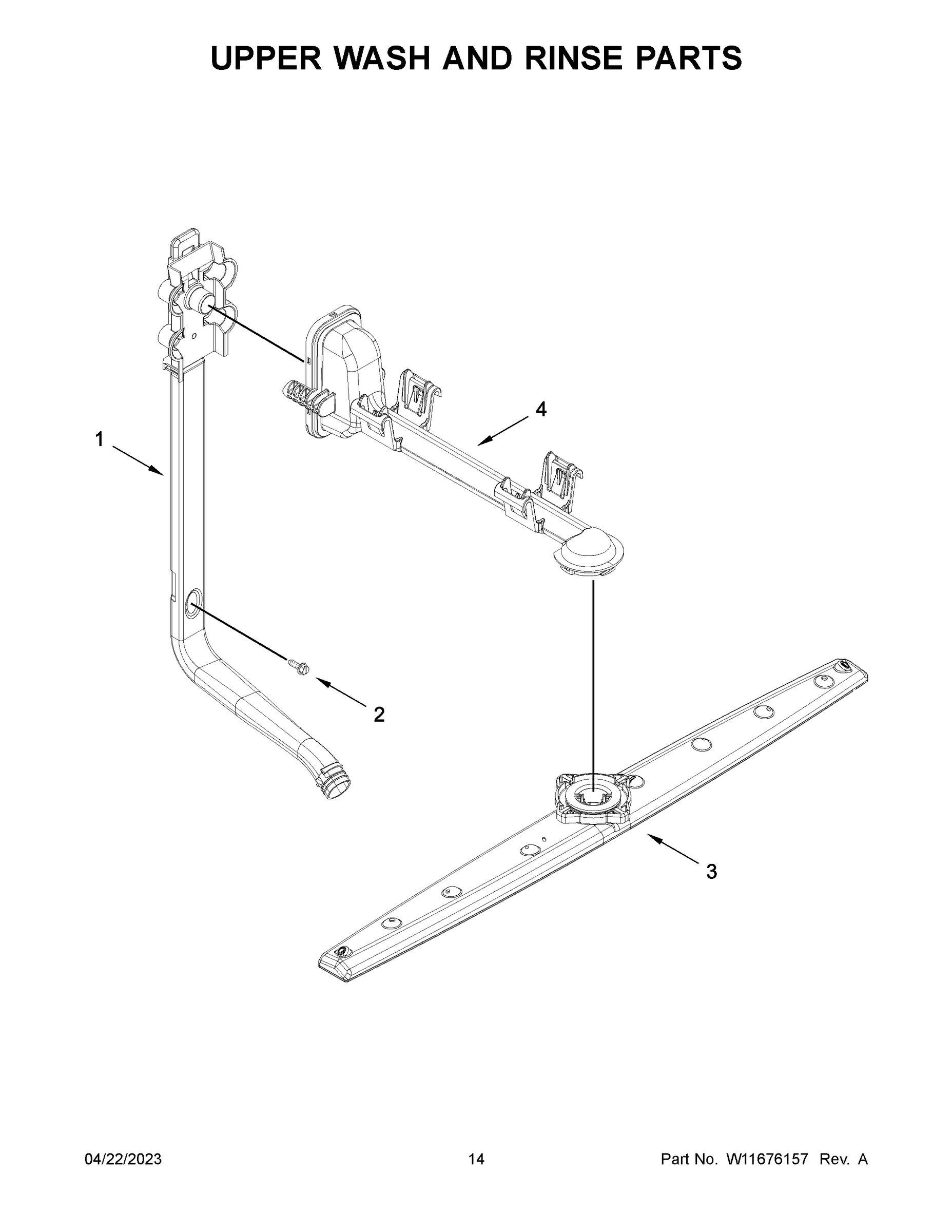 08 - UPPER WASH AND RINSE PARTS